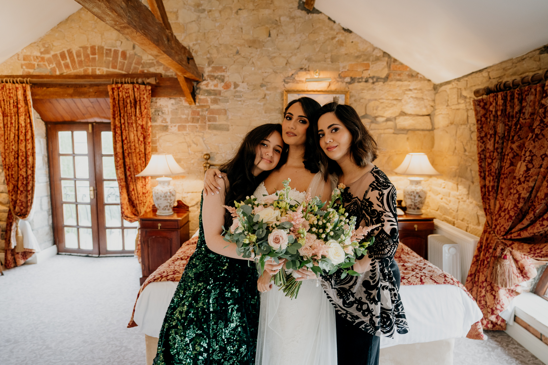 A group of women posing for a picture