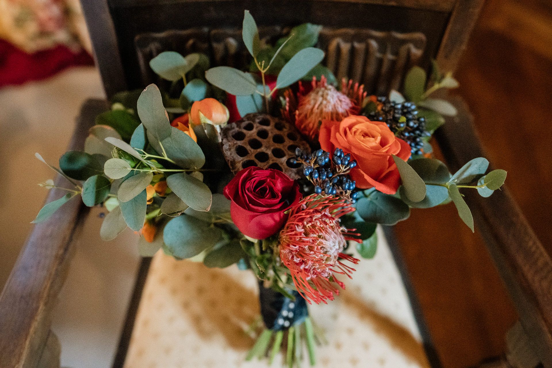 A bouquet of flowers