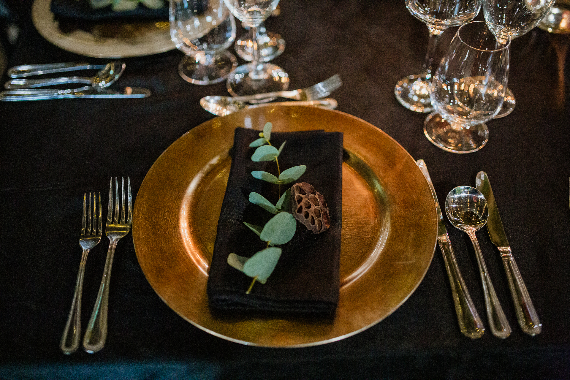 A plate with a cake on it