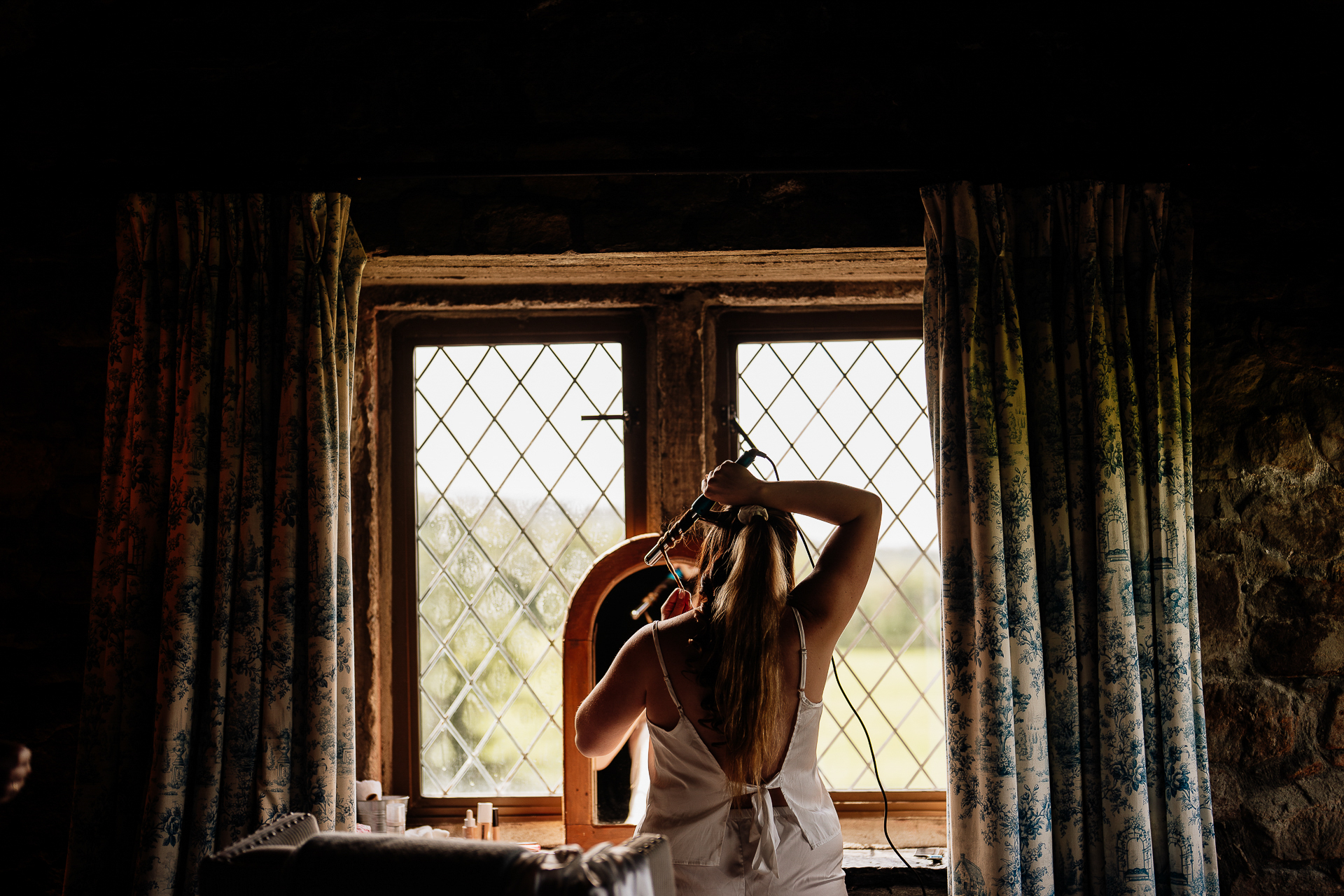 A person in a white dress