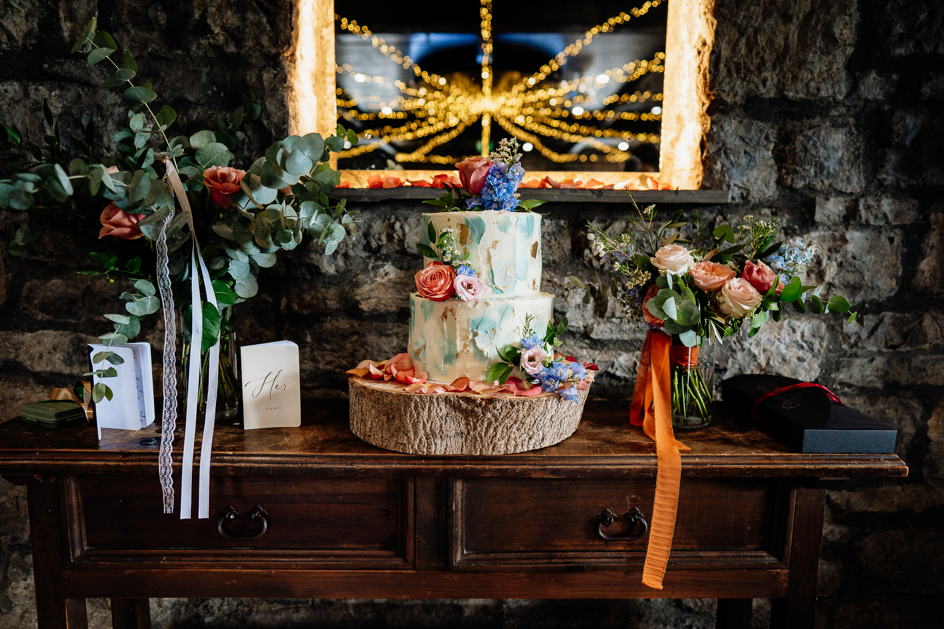 A basket of flowers on a table