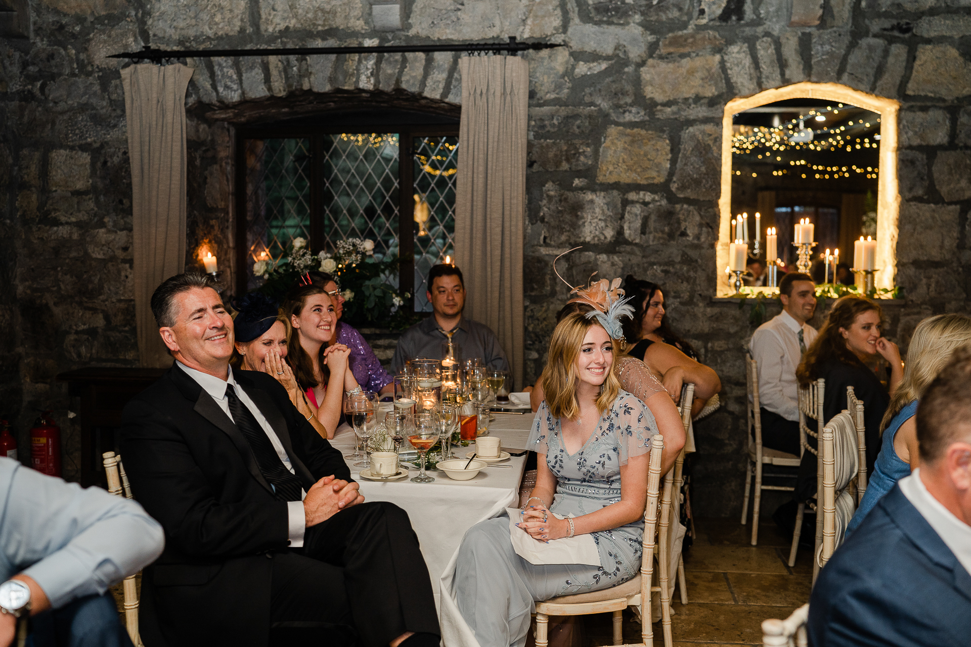 A group of people sitting around a table