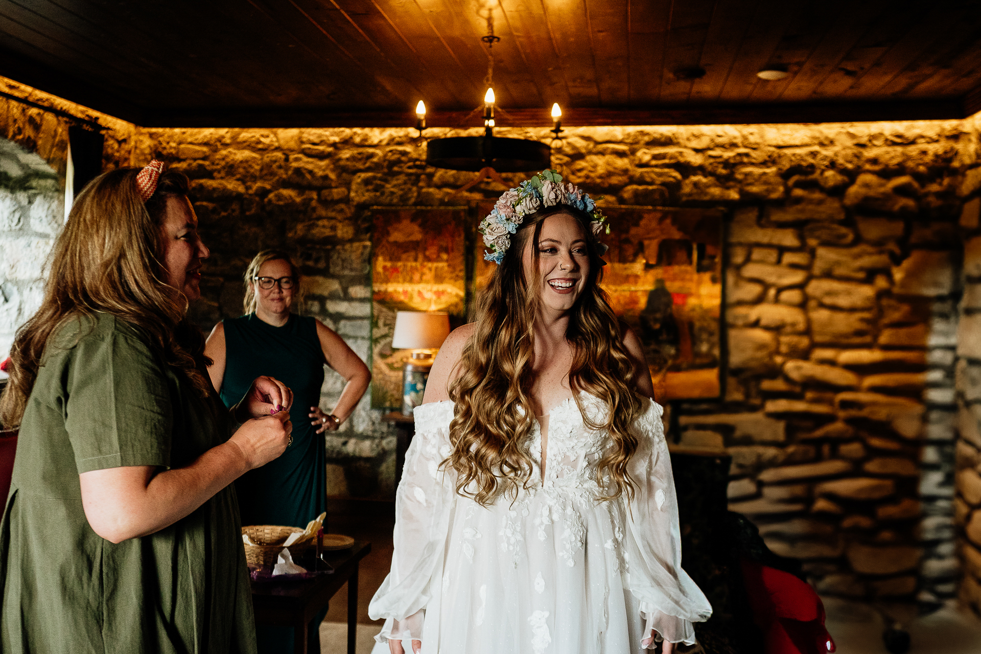 A person in a white dress