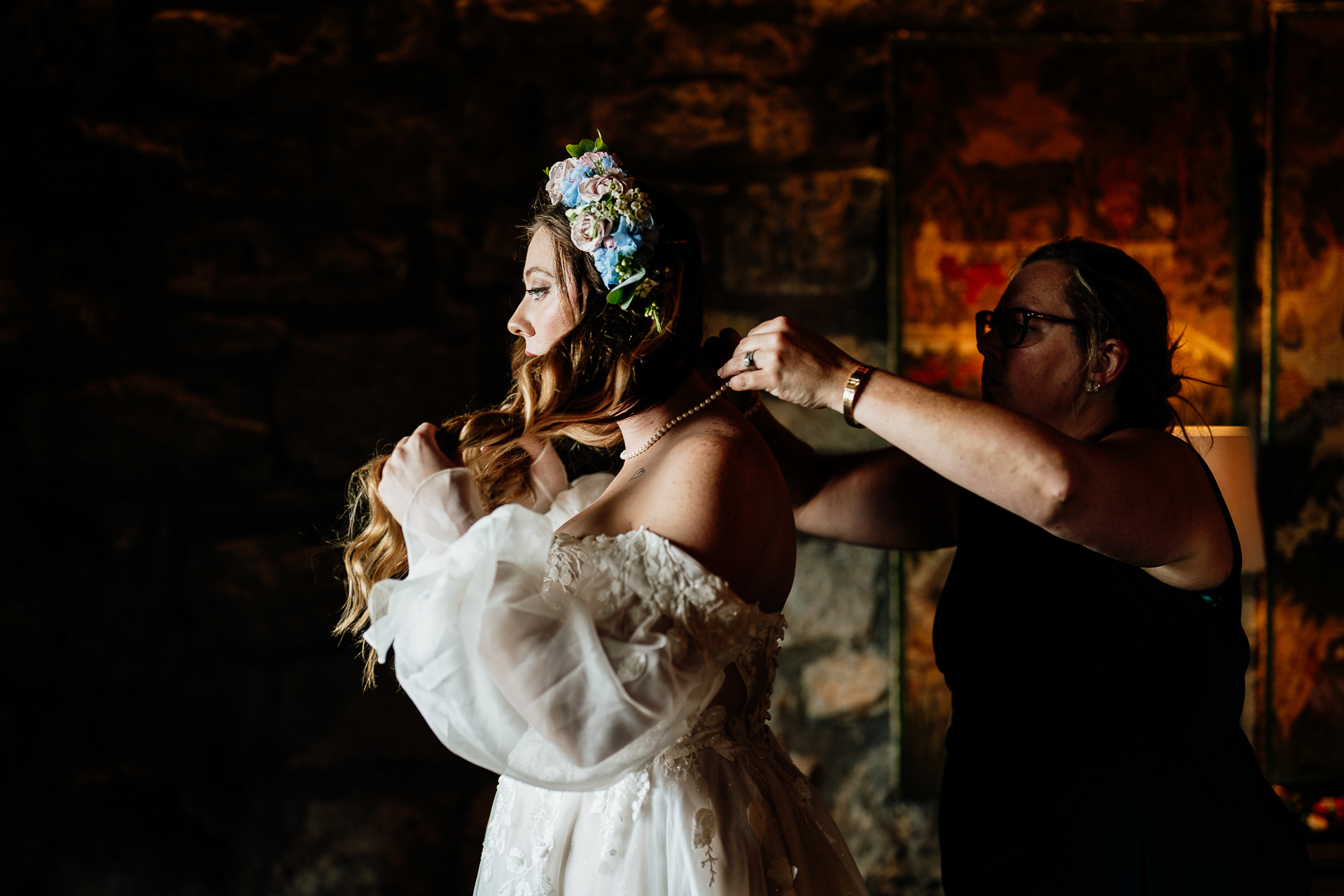 A man and woman dancing