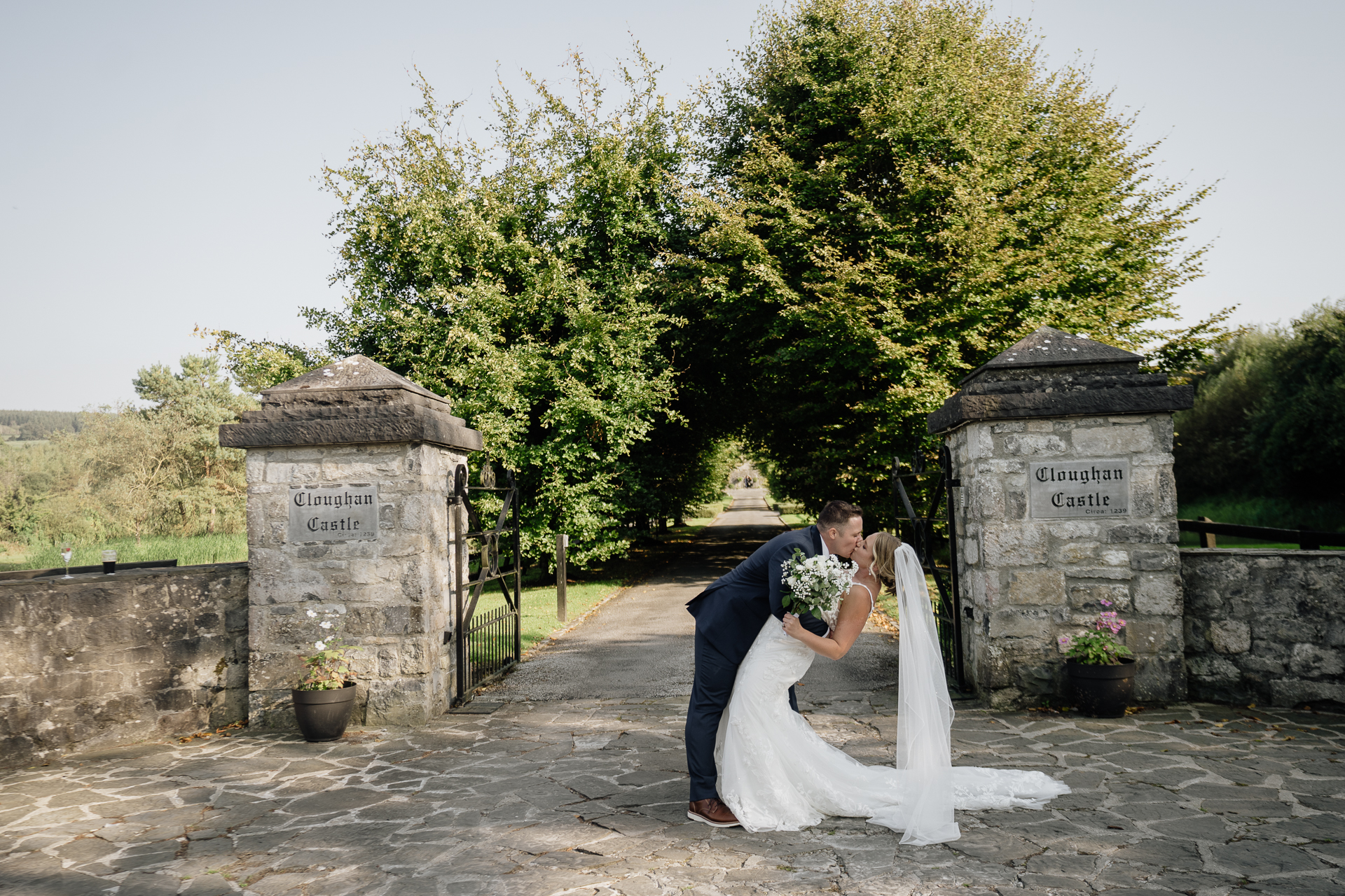 A man and woman kissing