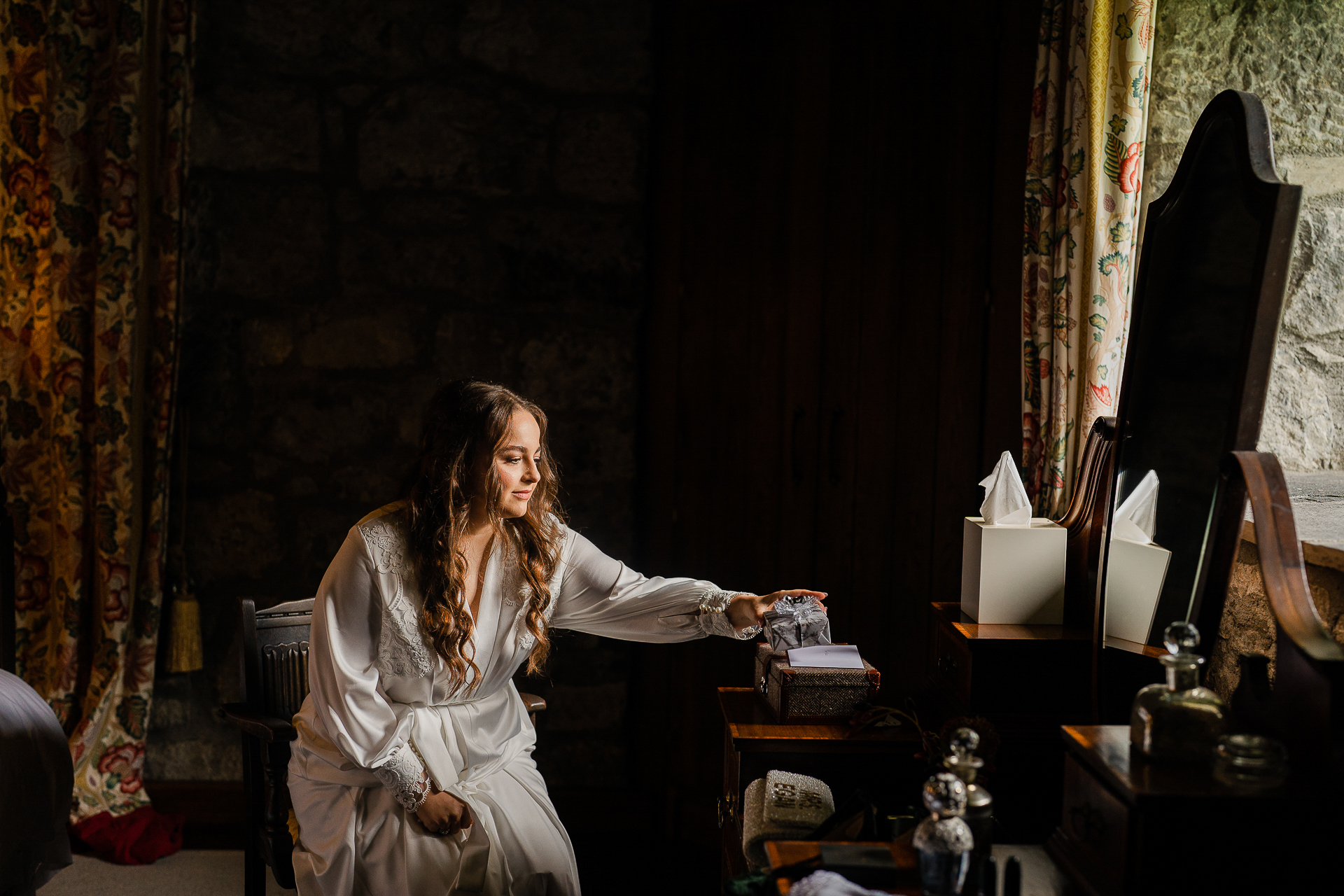 A person in a white dress