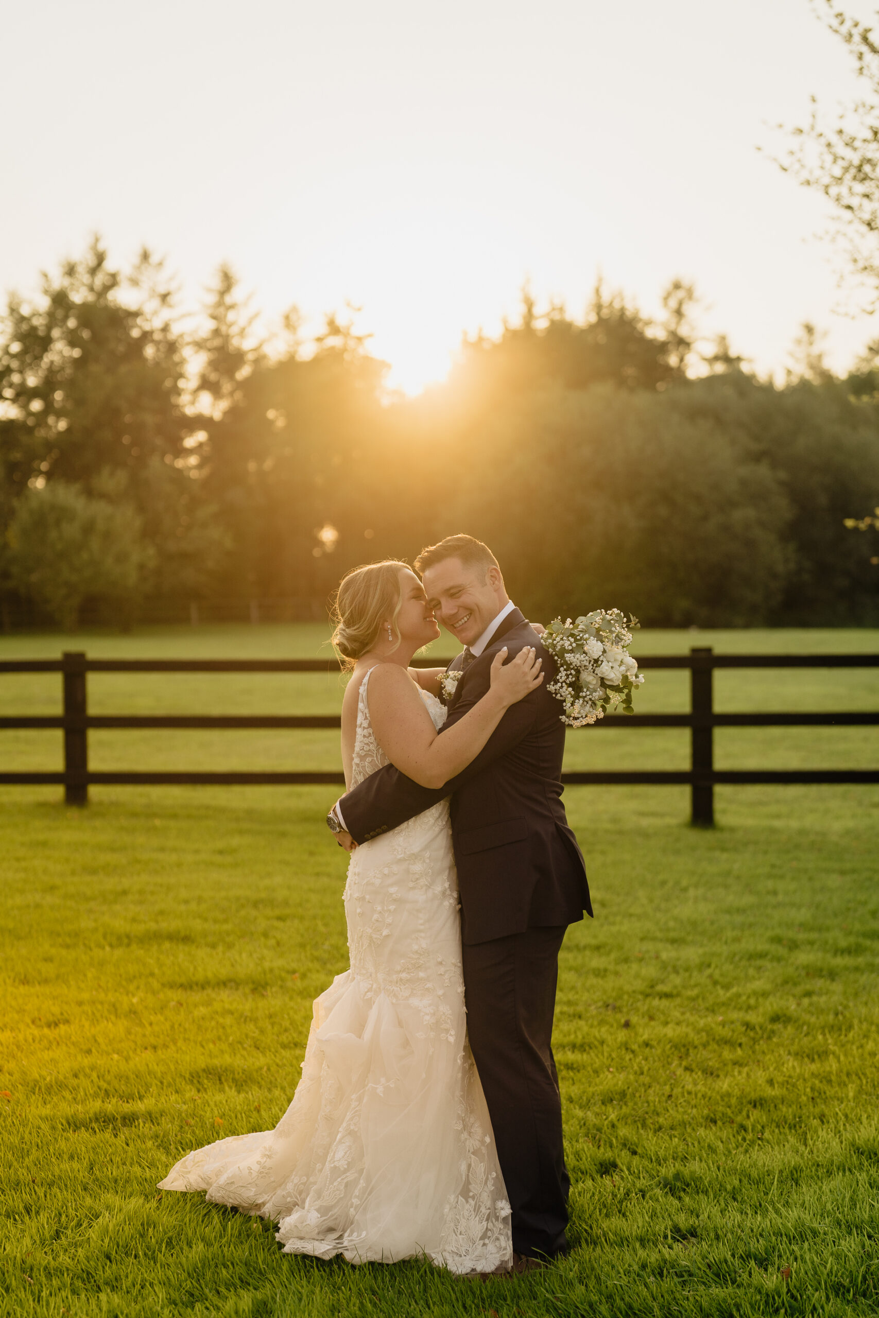 A man and woman kissing