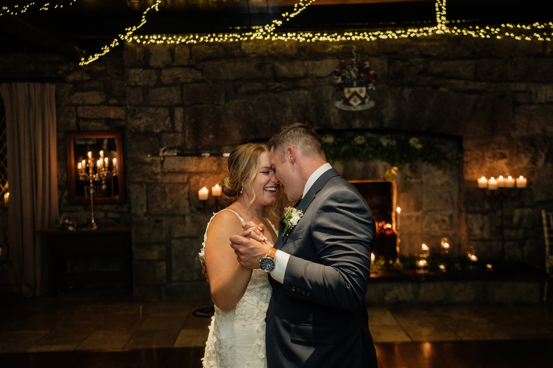 A man and woman dancing together