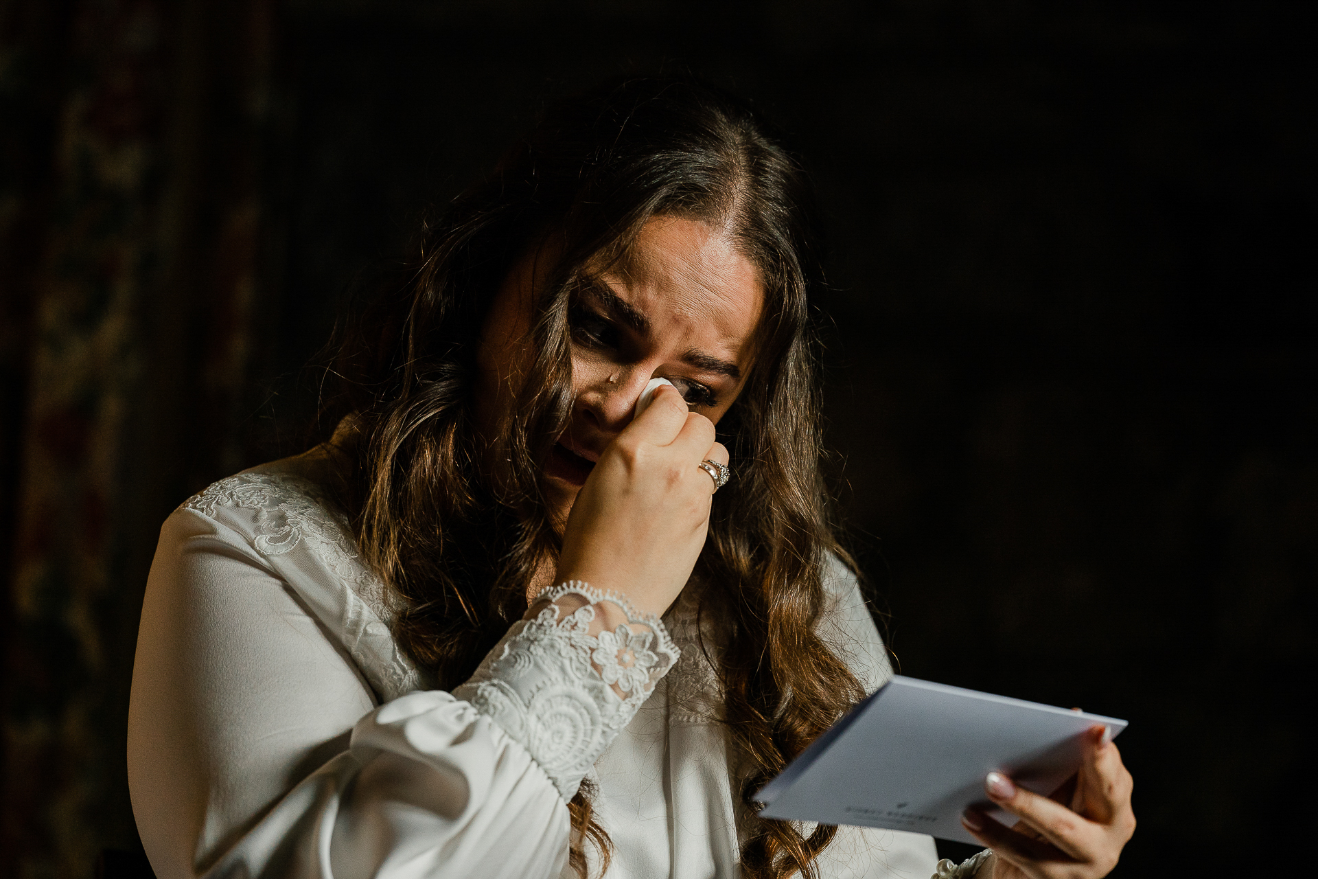 A person holding a book