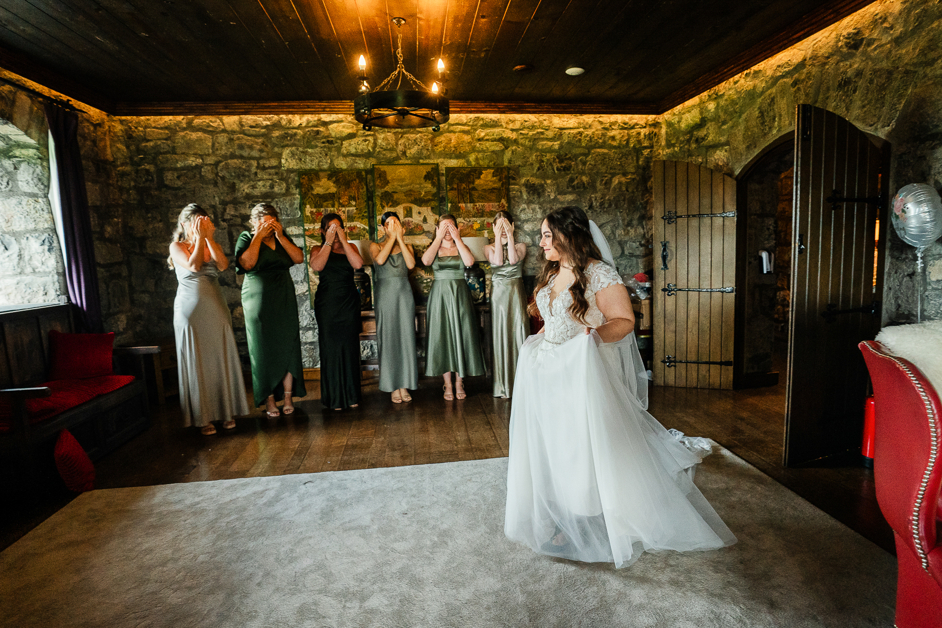 A group of people dancing