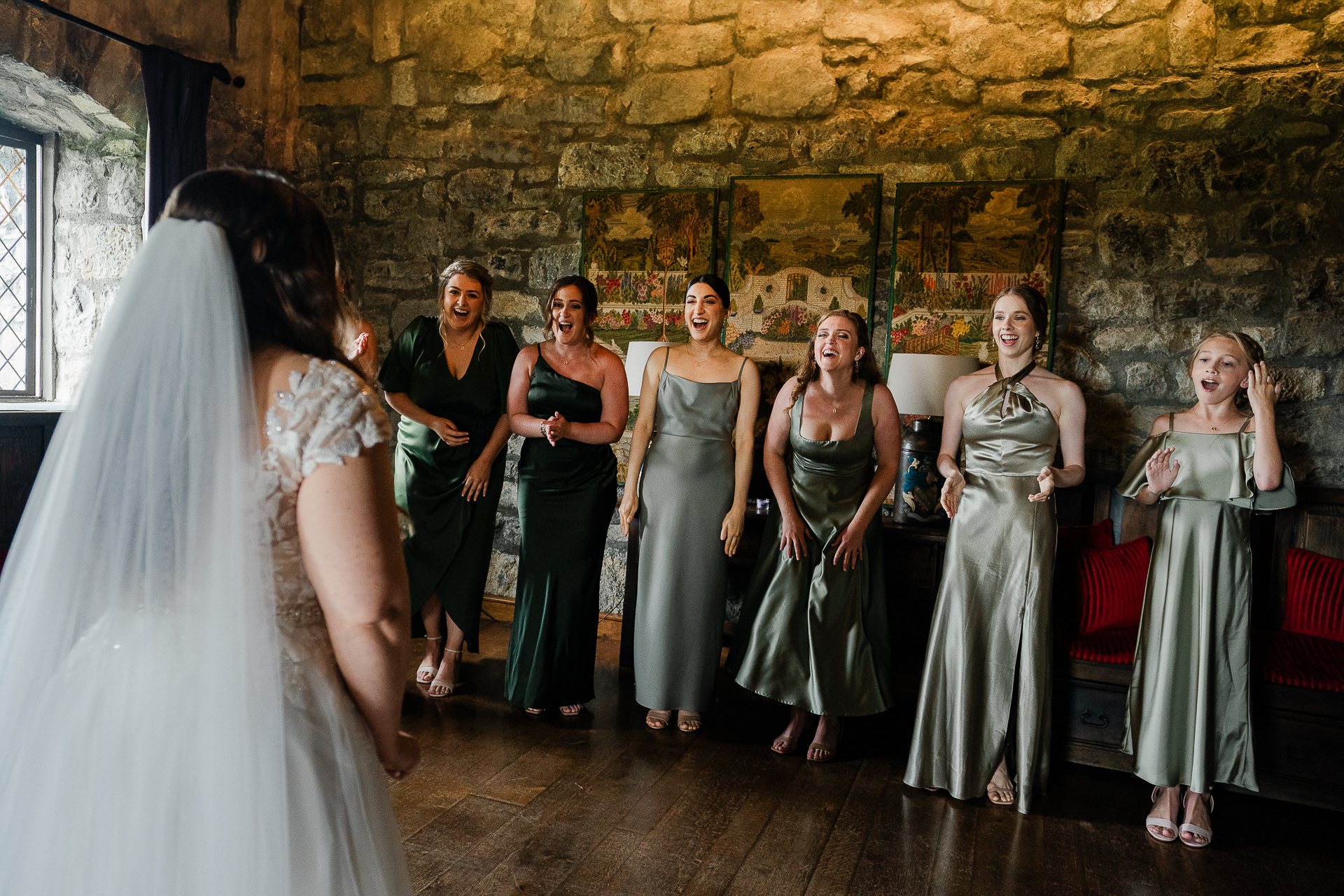 A group of people in formal wear