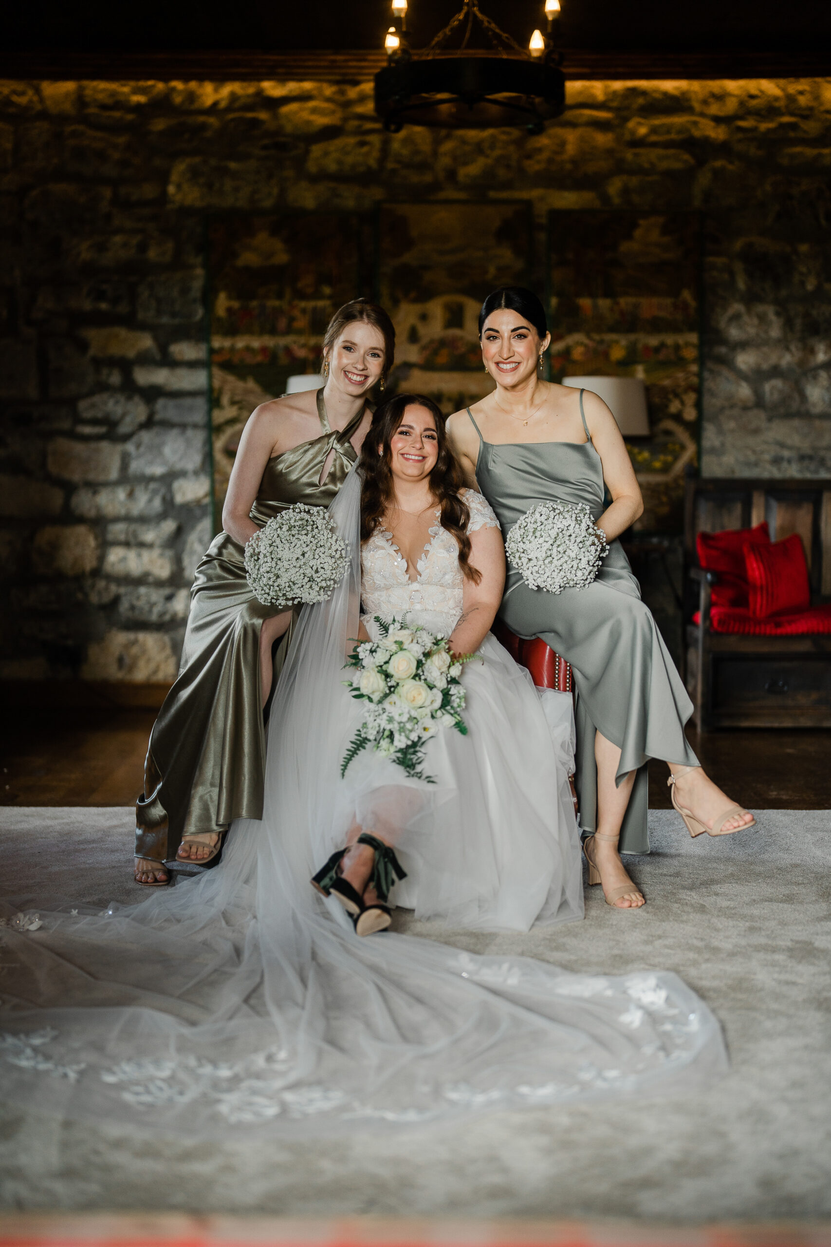 A group of women posing for a picture