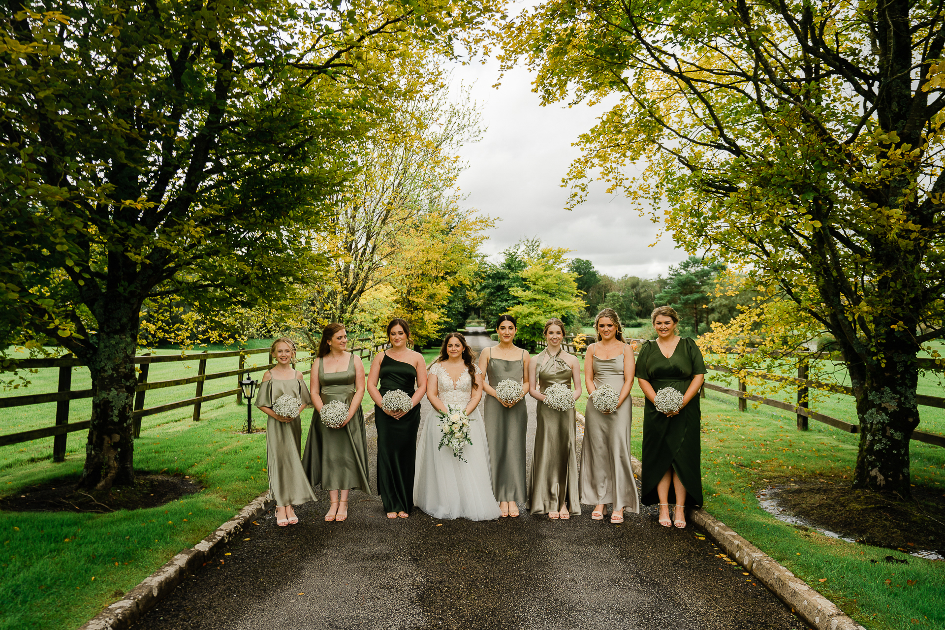 A group of women posing for a picture