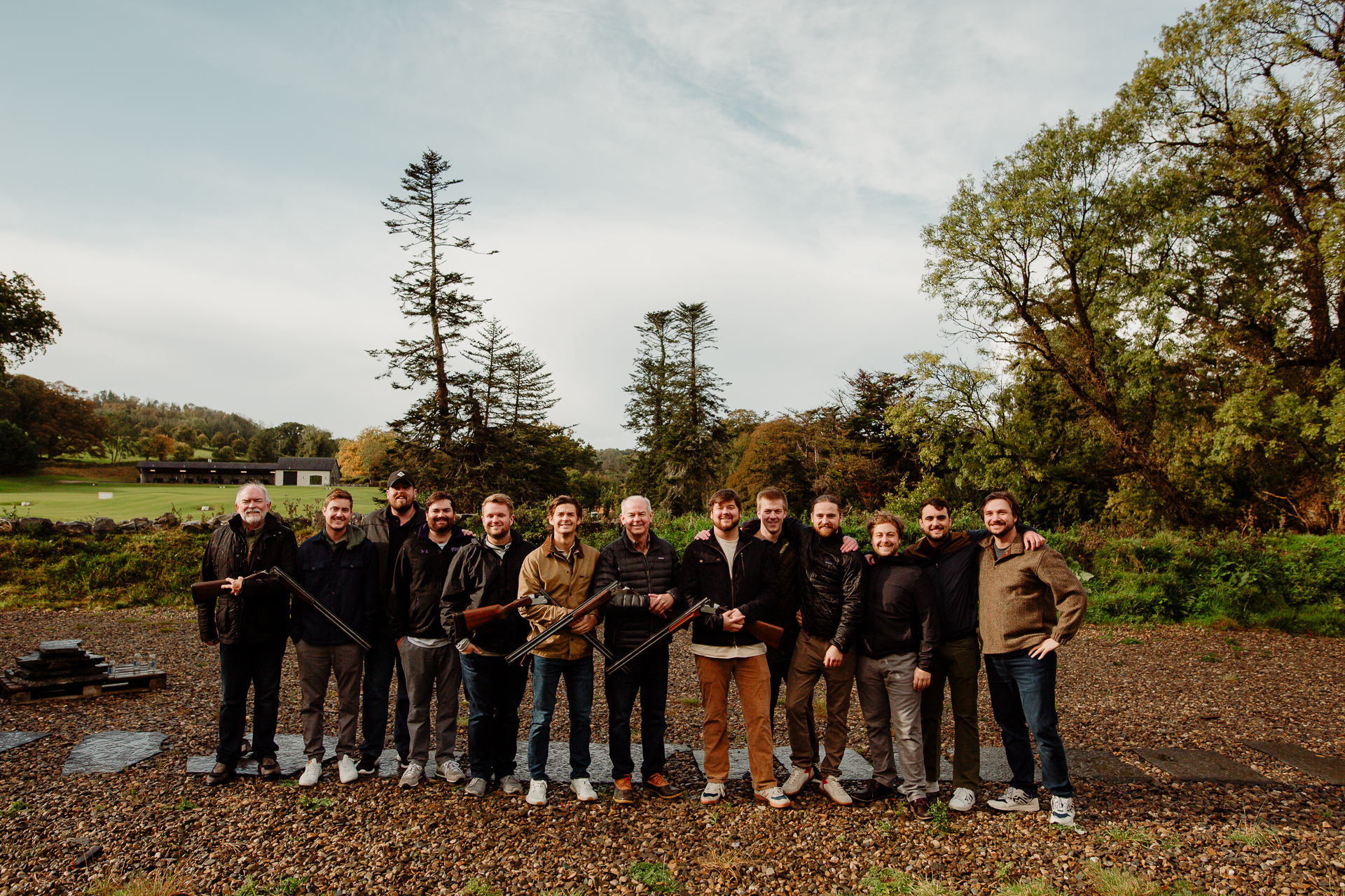 A group of people posing for a photo