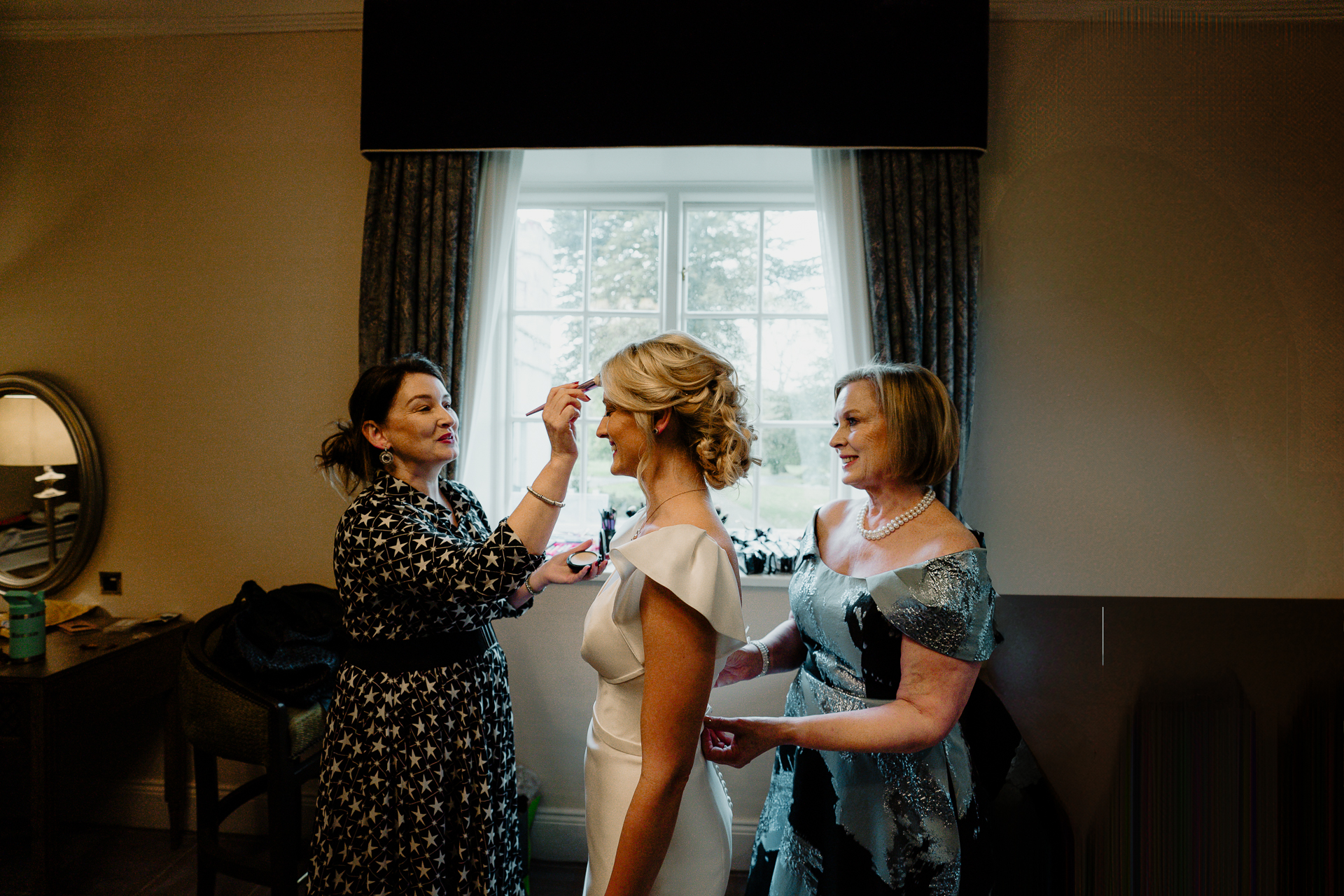 A group of women in a room