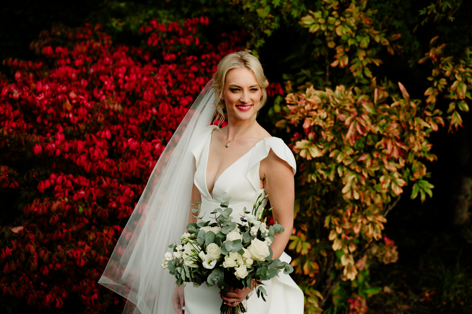 A person in a white dress