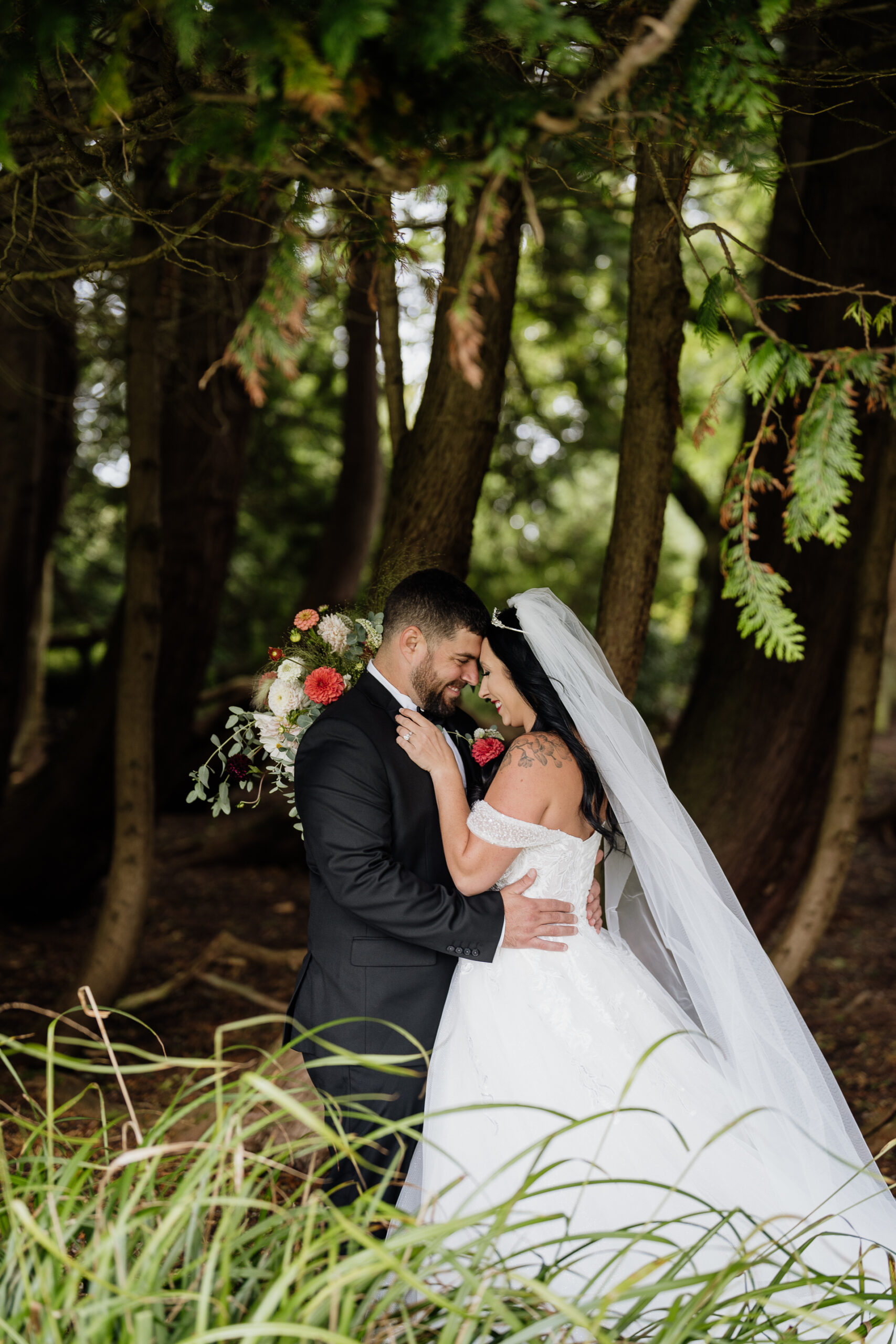 A man and woman kissing