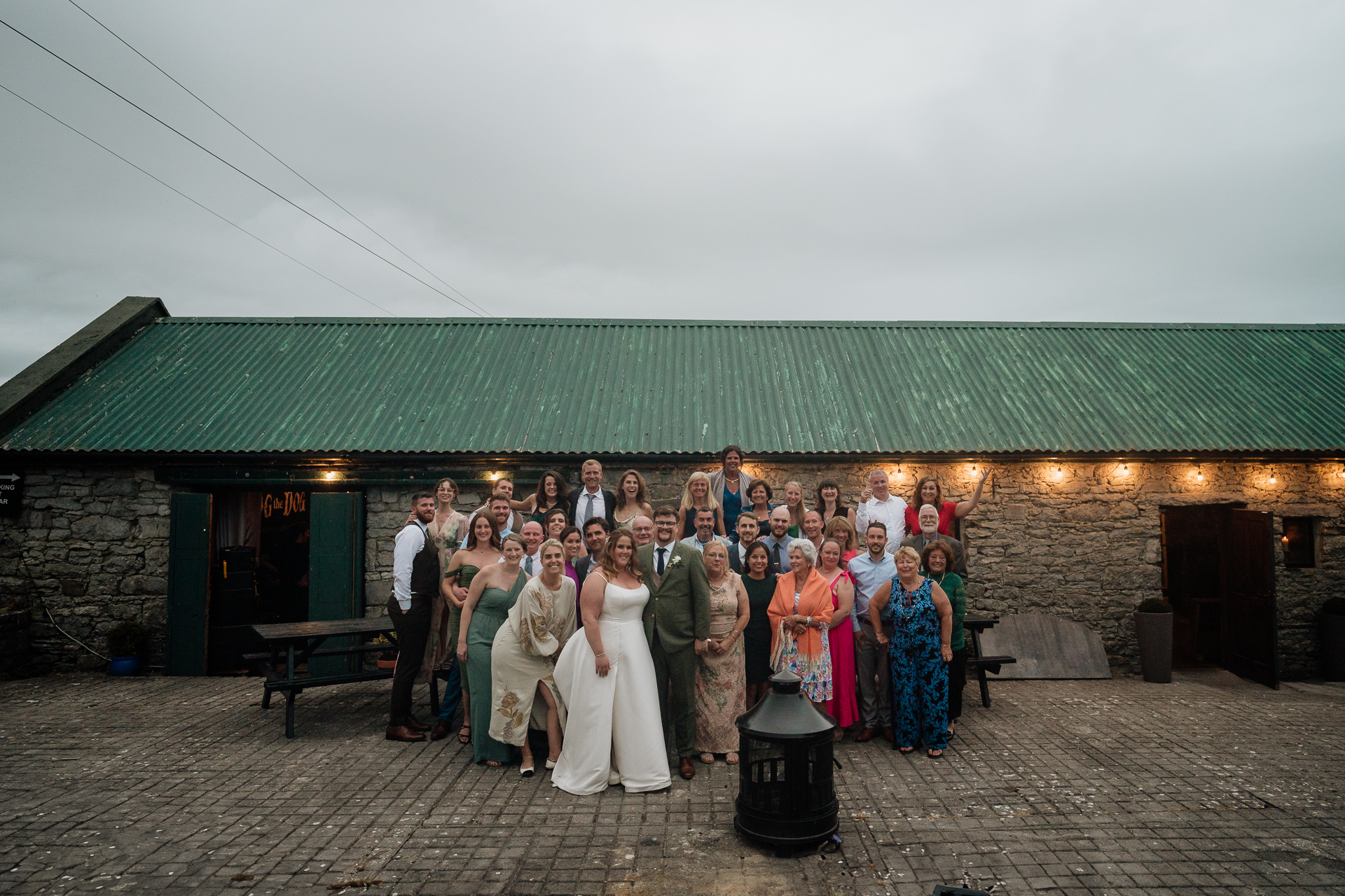 A group of people posing for a photo