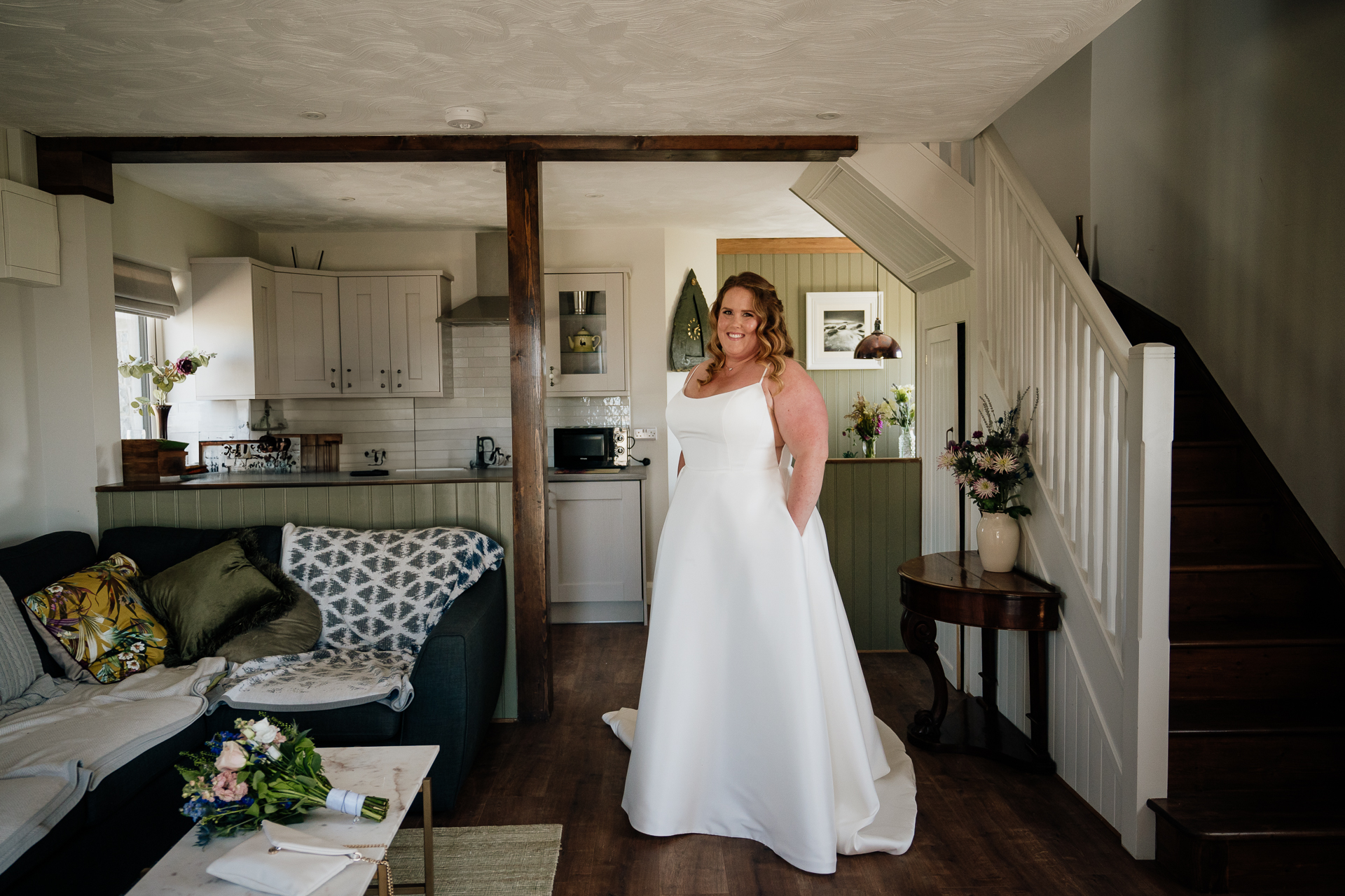 A person in a white dress