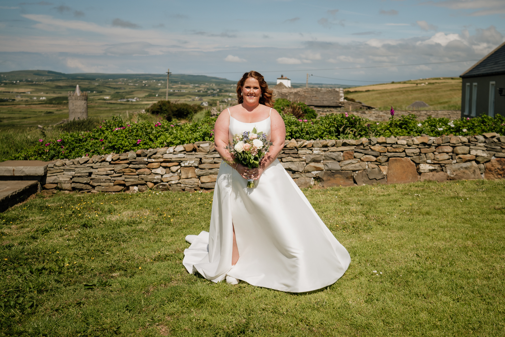 A person in a wedding dress