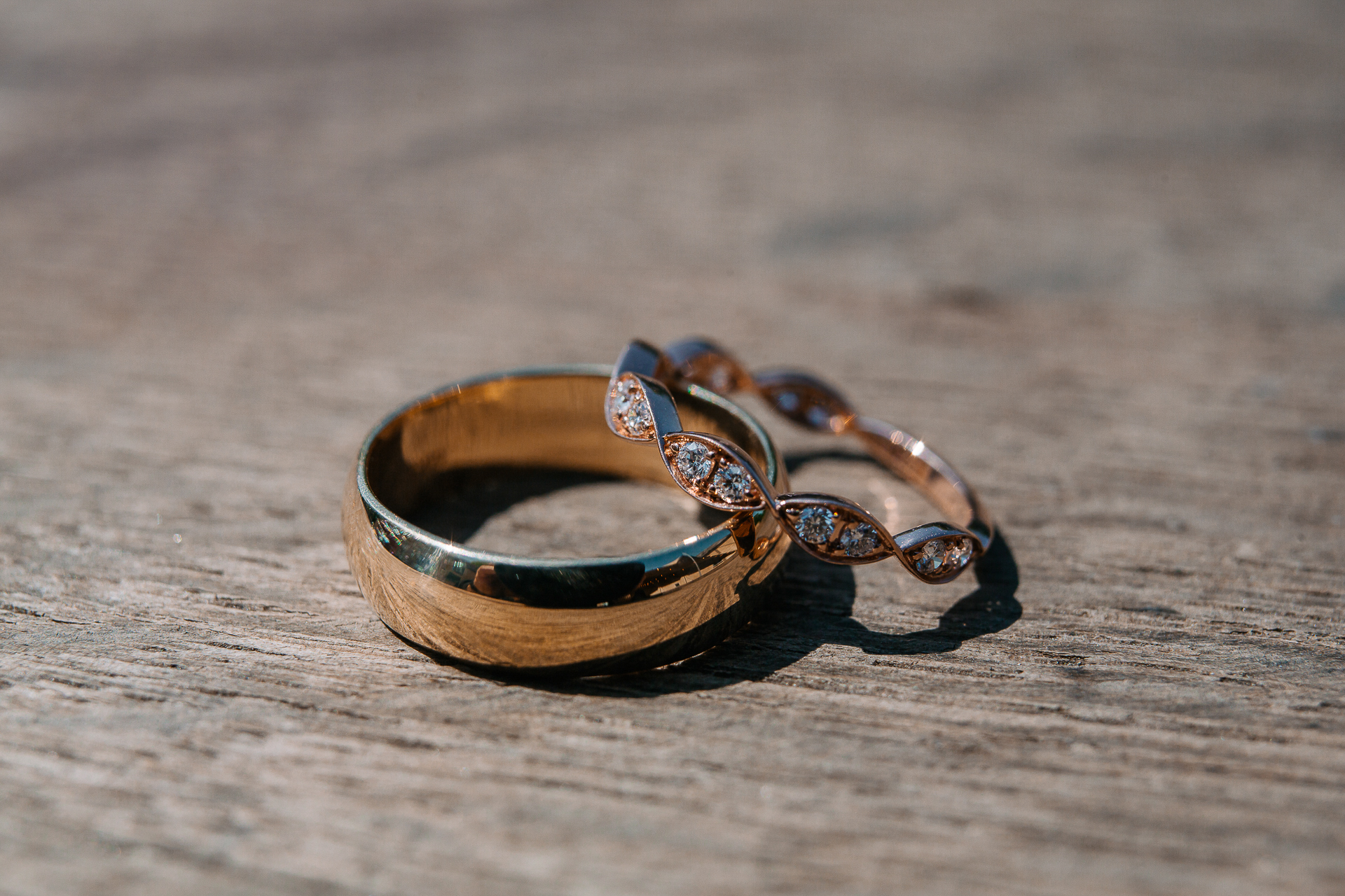 A ring on a table