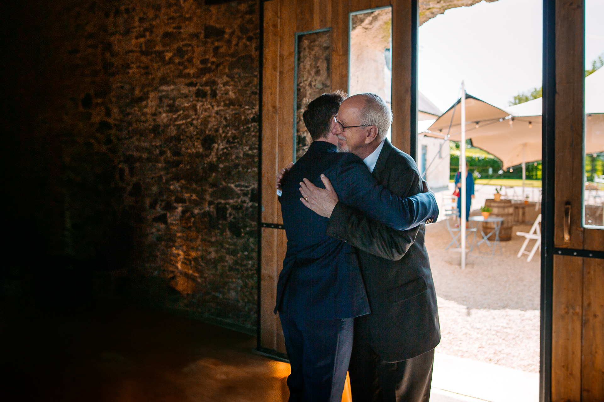 A man and woman kissing