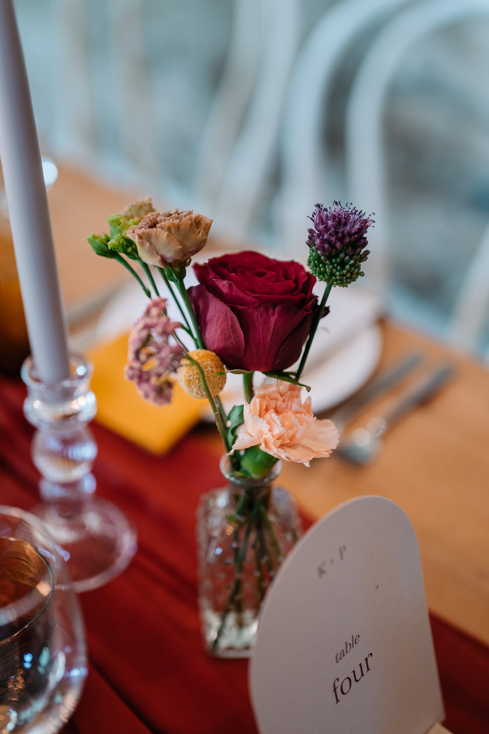 A vase with flowers