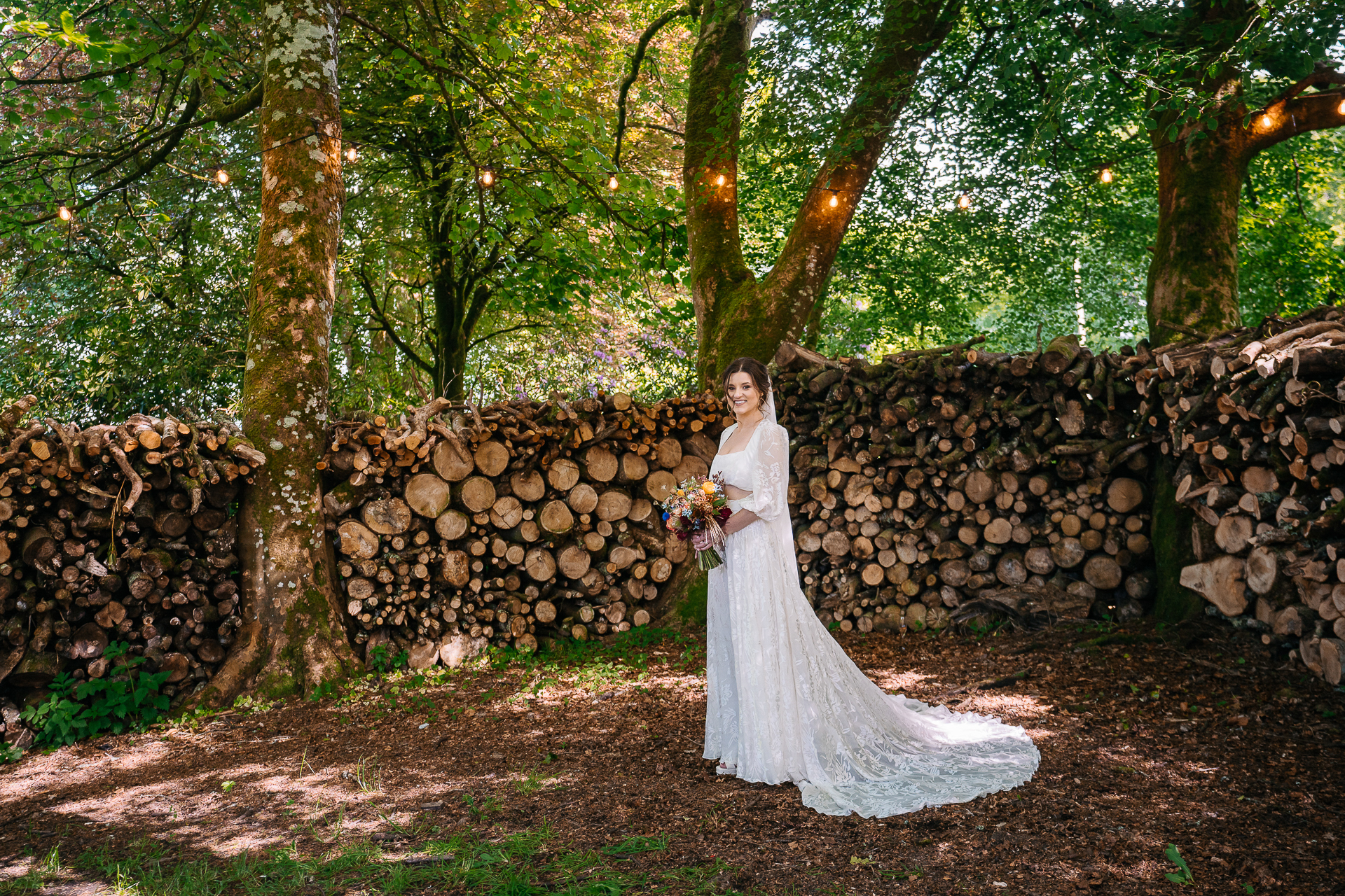 A person in a white dress