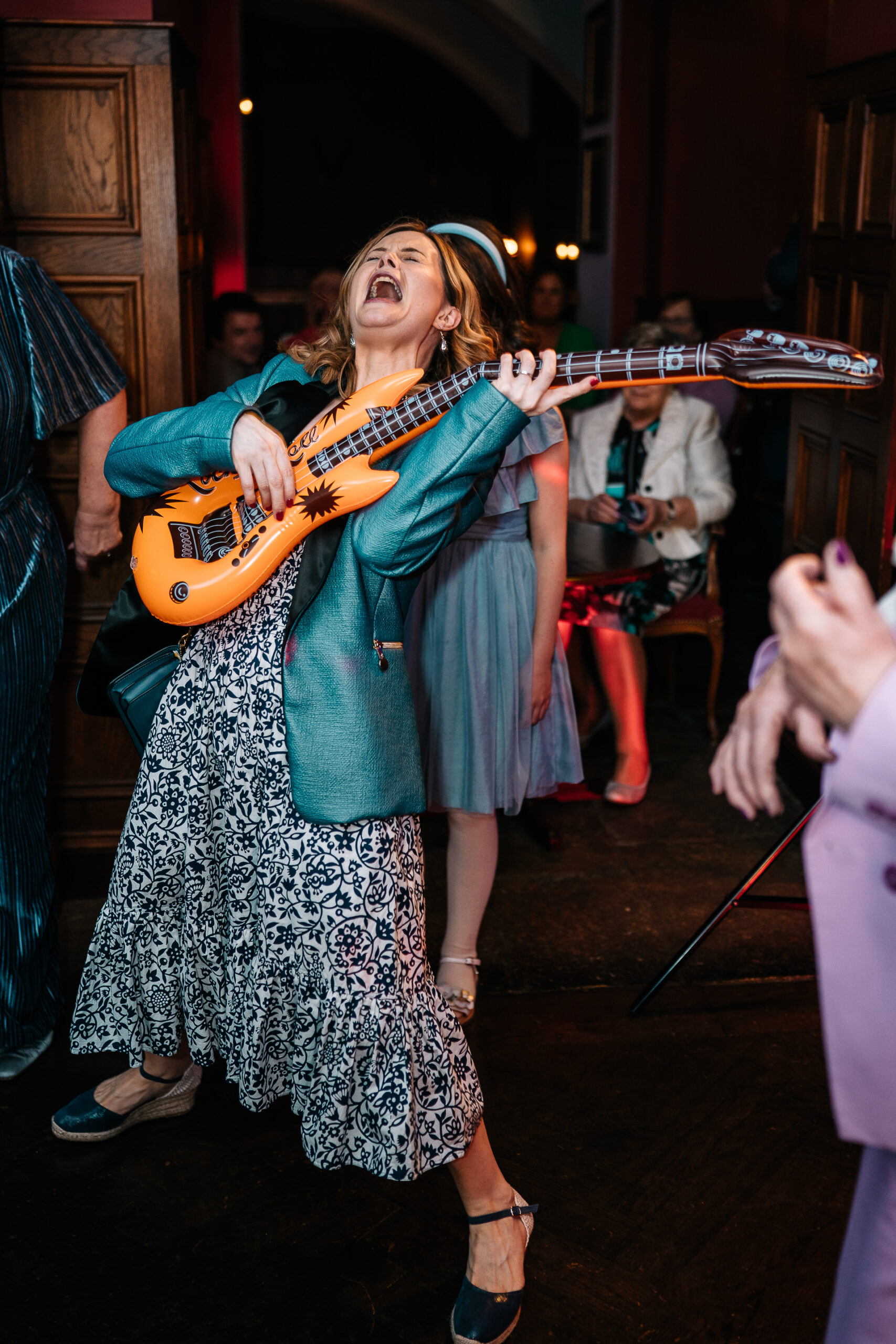 A person in a dress dancing