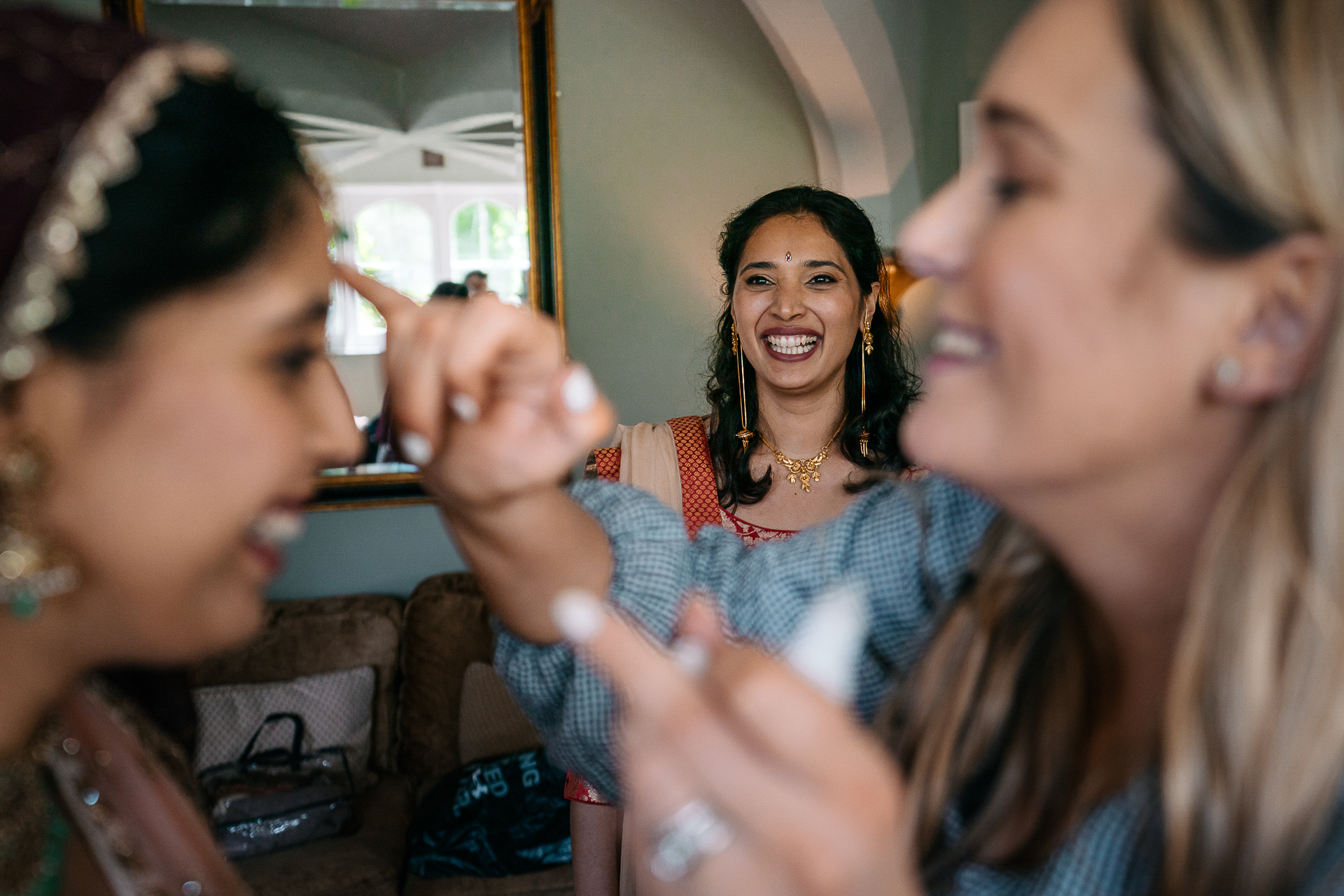 A group of women laughing