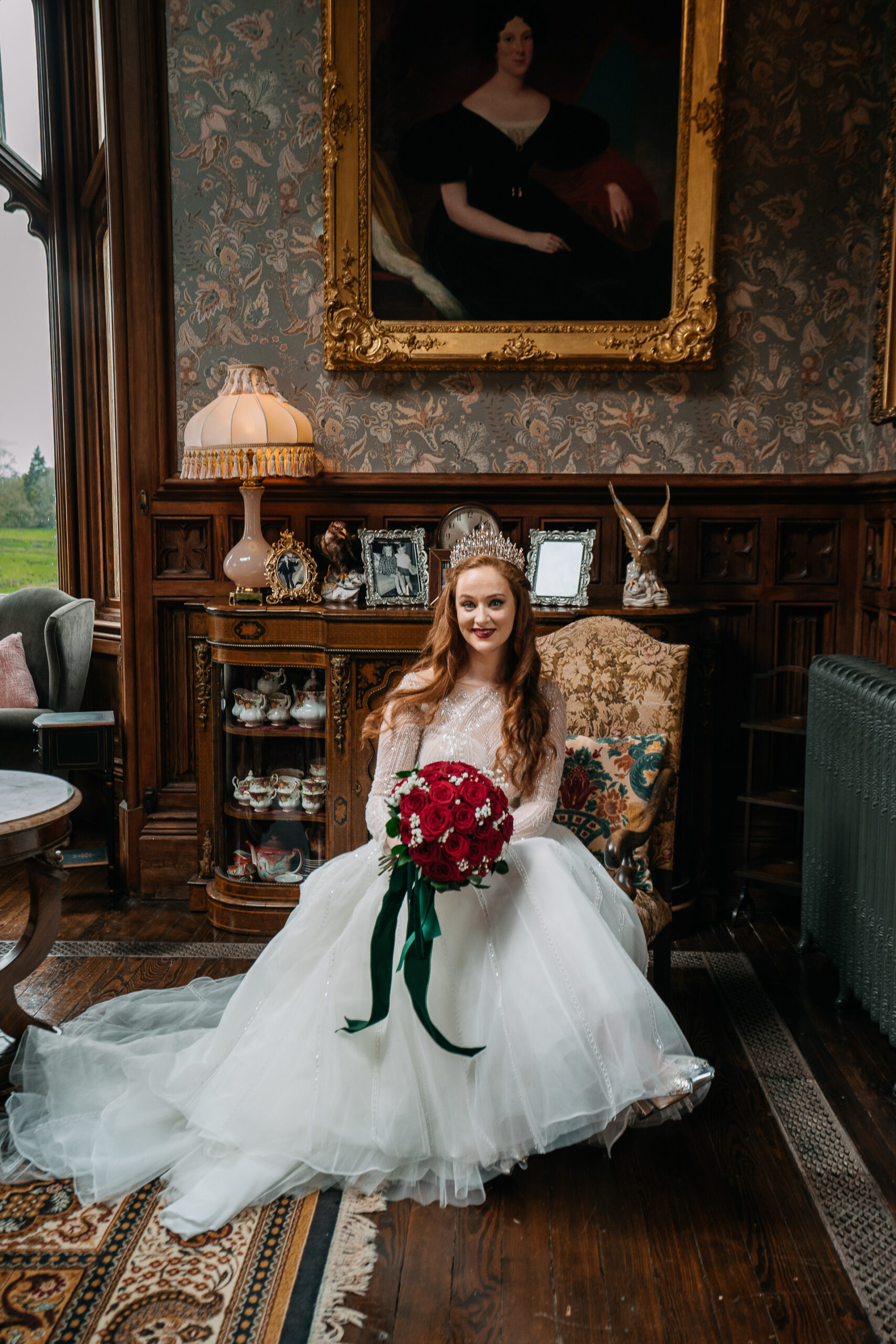 A person in a white dress