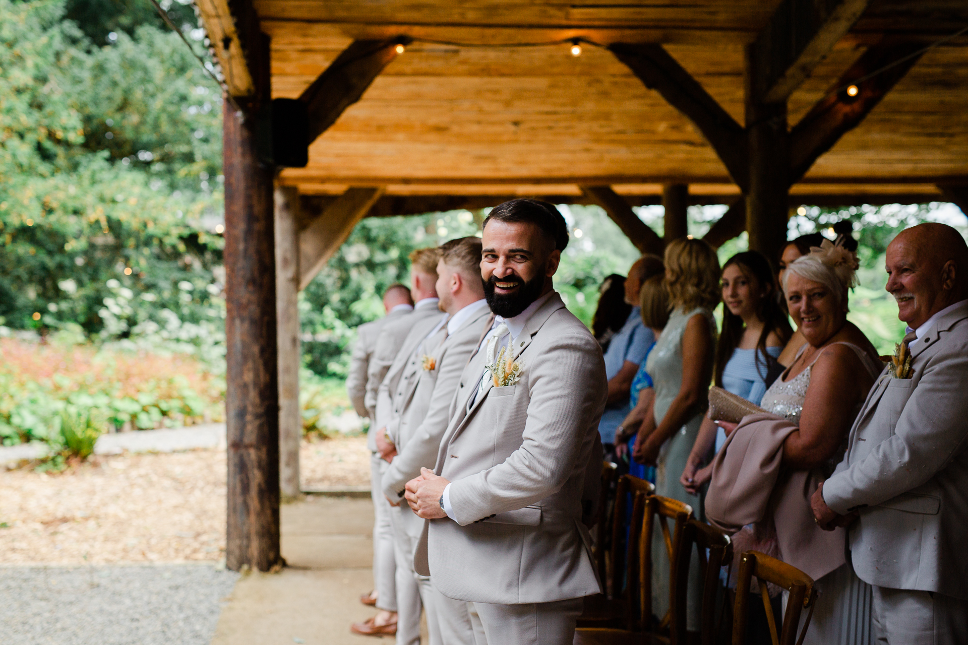 A man in a white robe