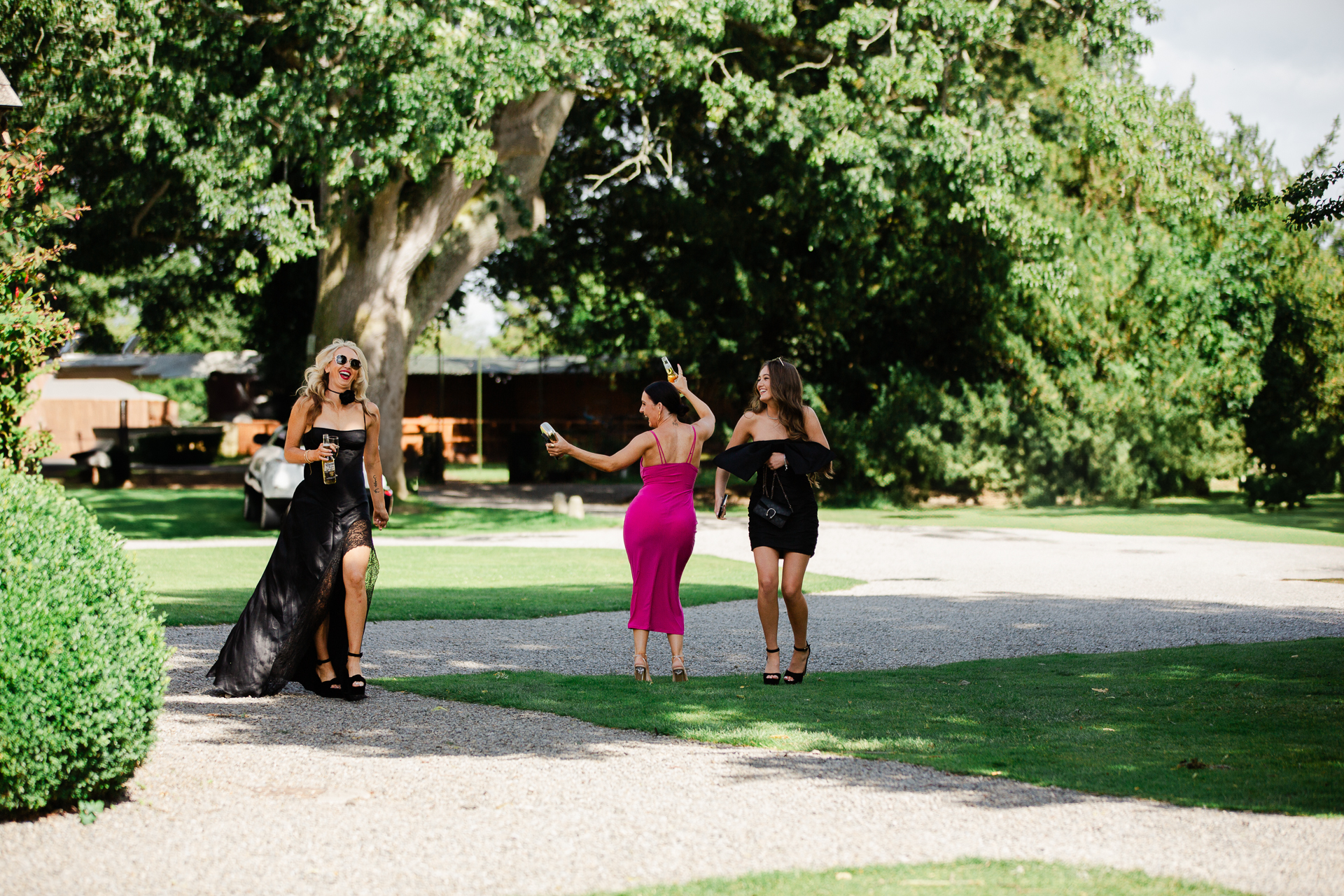 A group of women posing for a picture