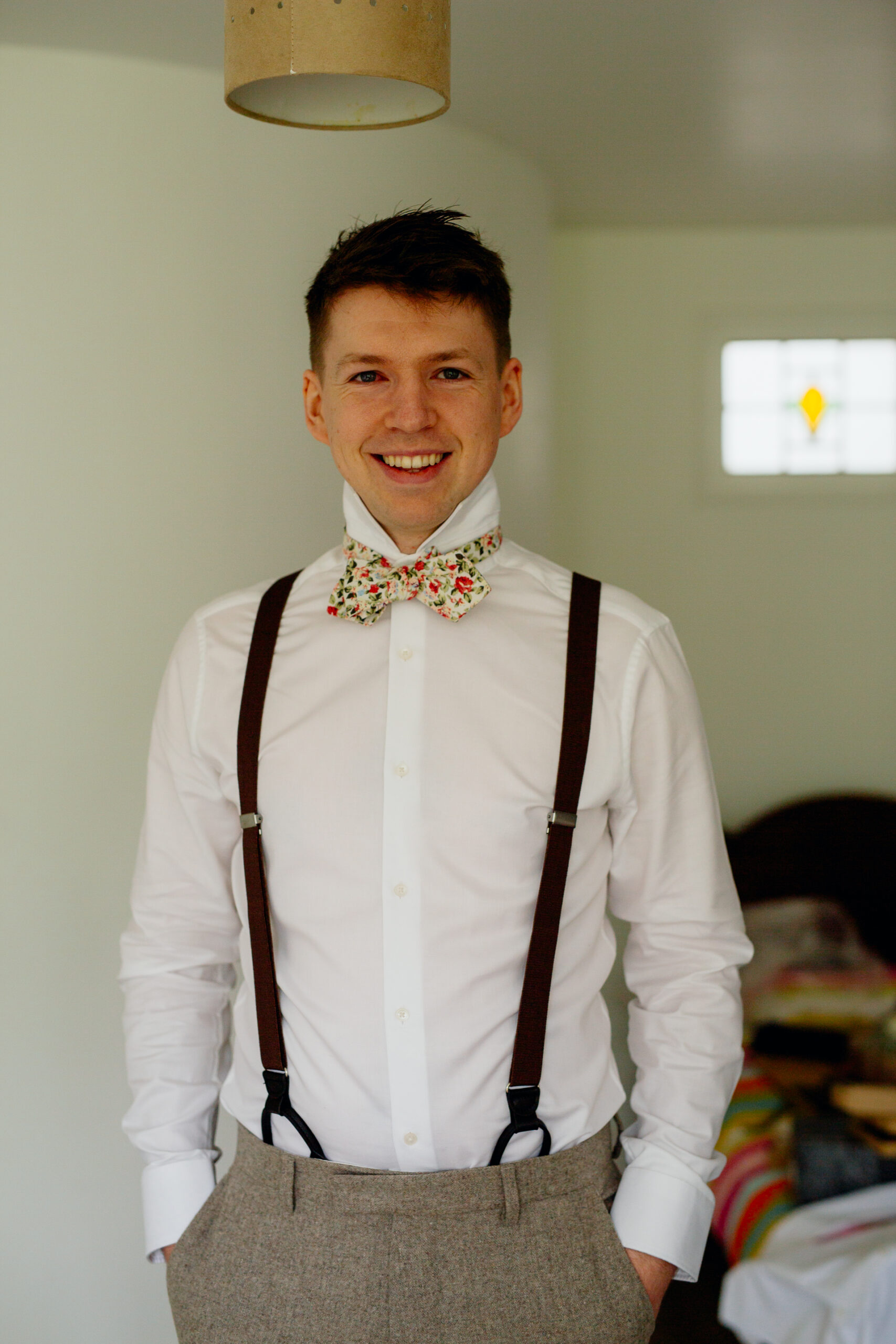 A man wearing a bow tie