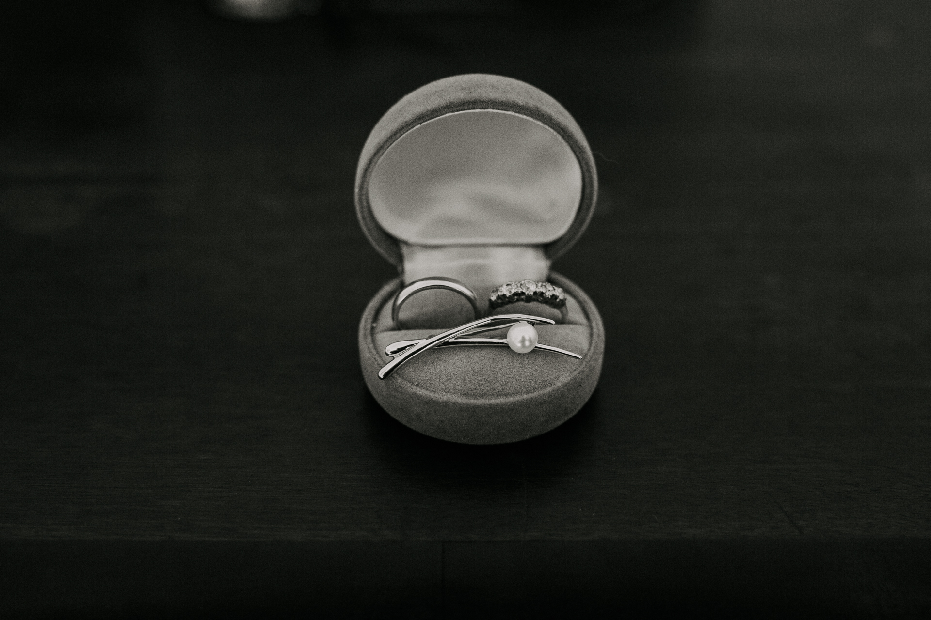 A ring on a table