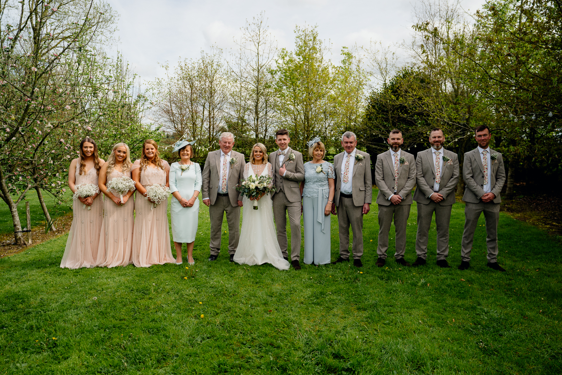 A group of people posing for a photo