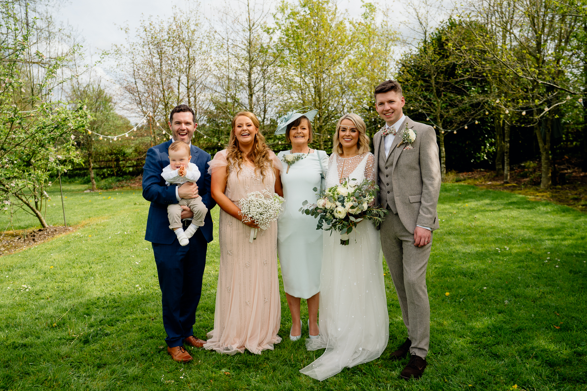 A group of people posing for a photo