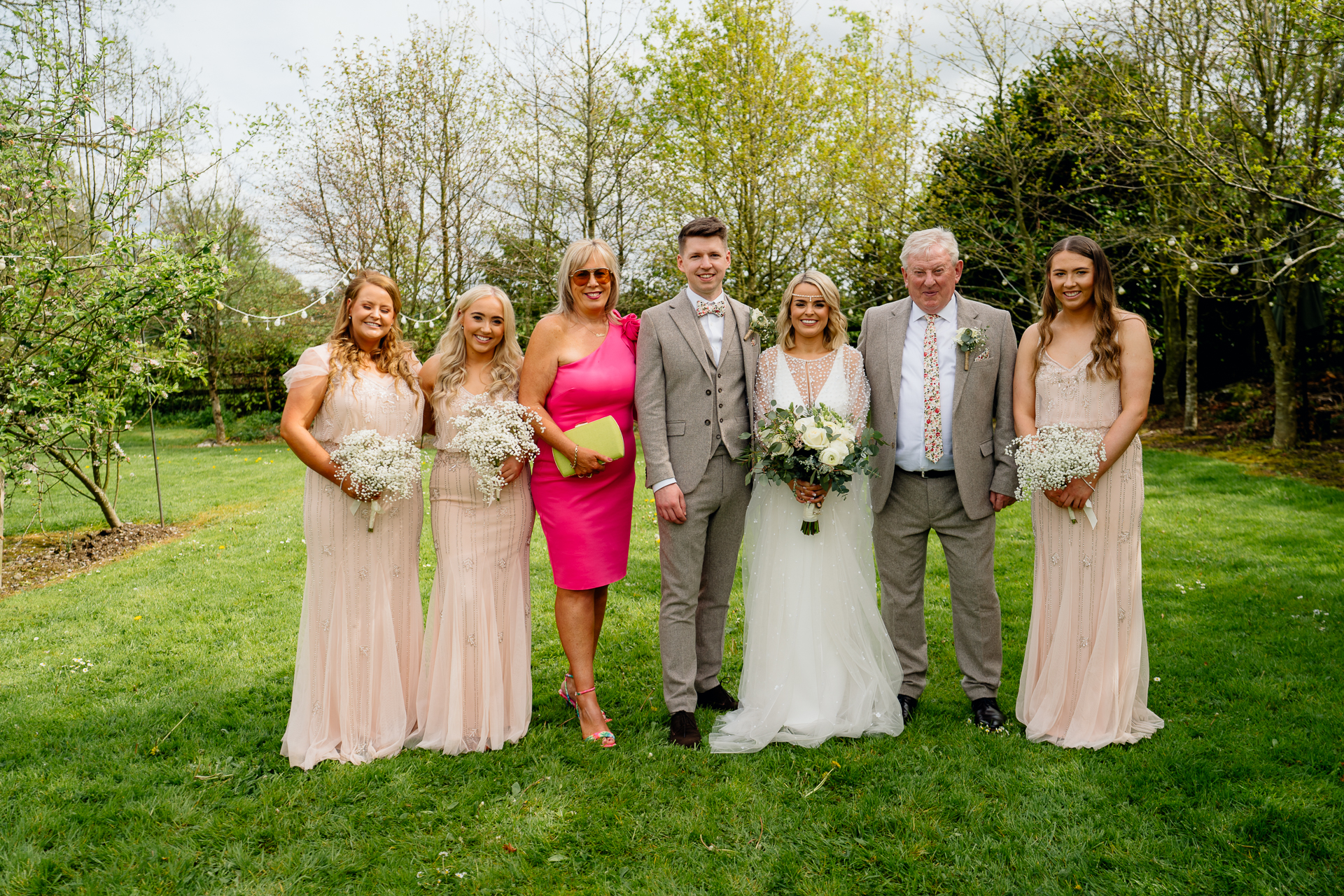 A group of people posing for a photo