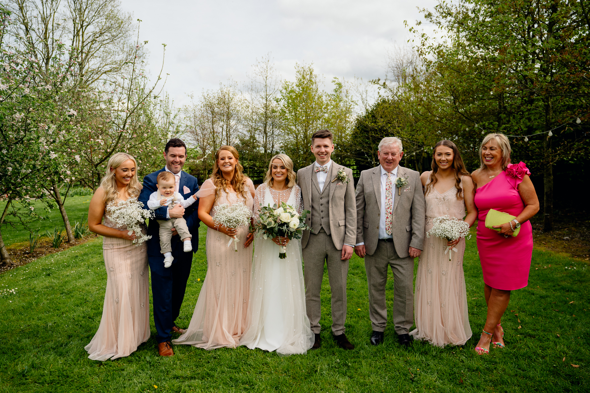 A group of people posing for a photo