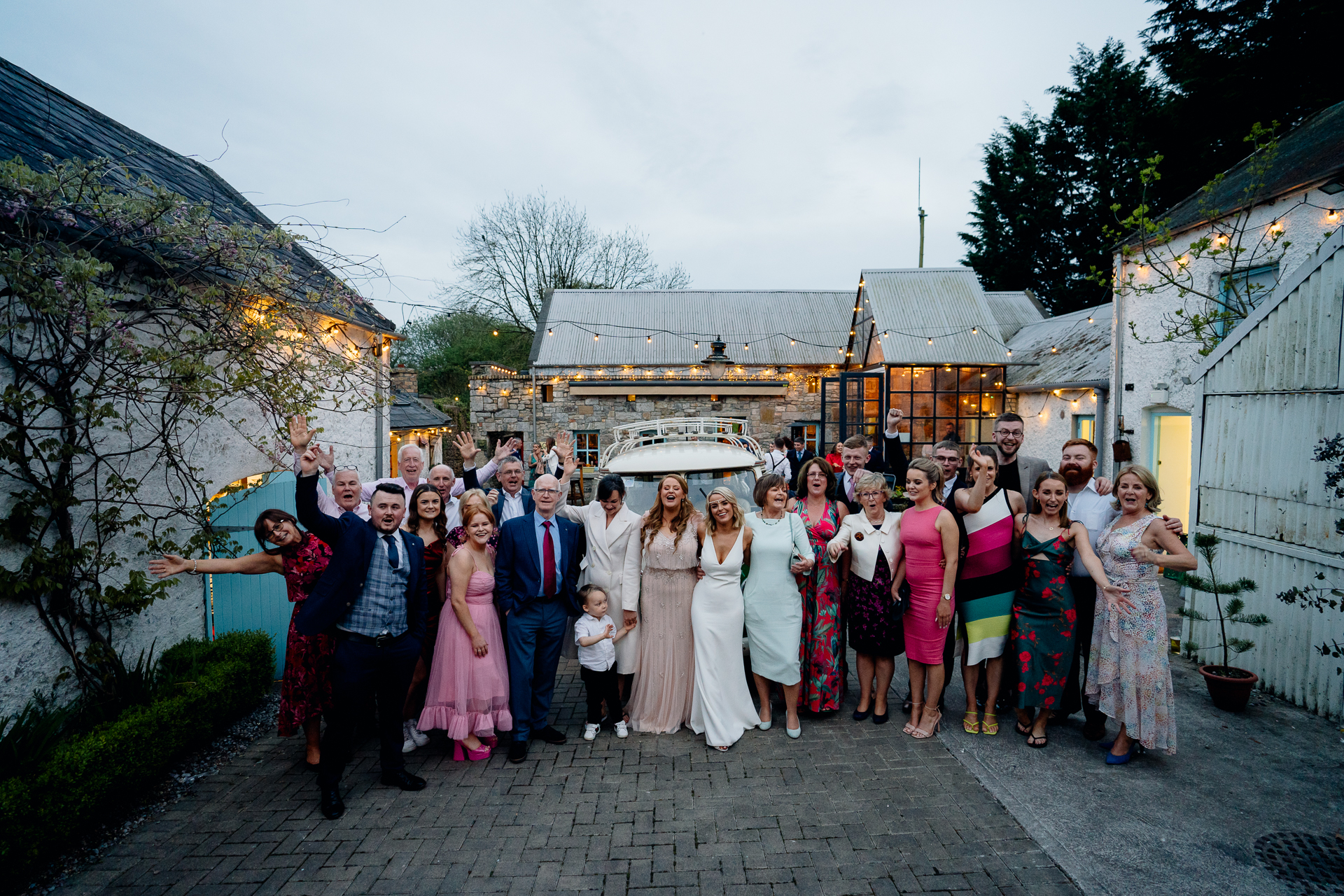 A group of people posing for a photo