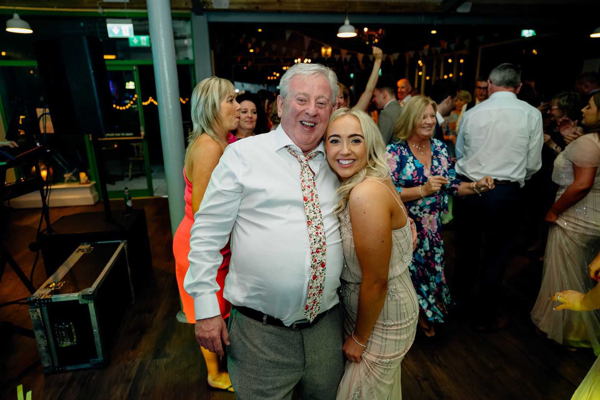 A man and woman posing for a picture