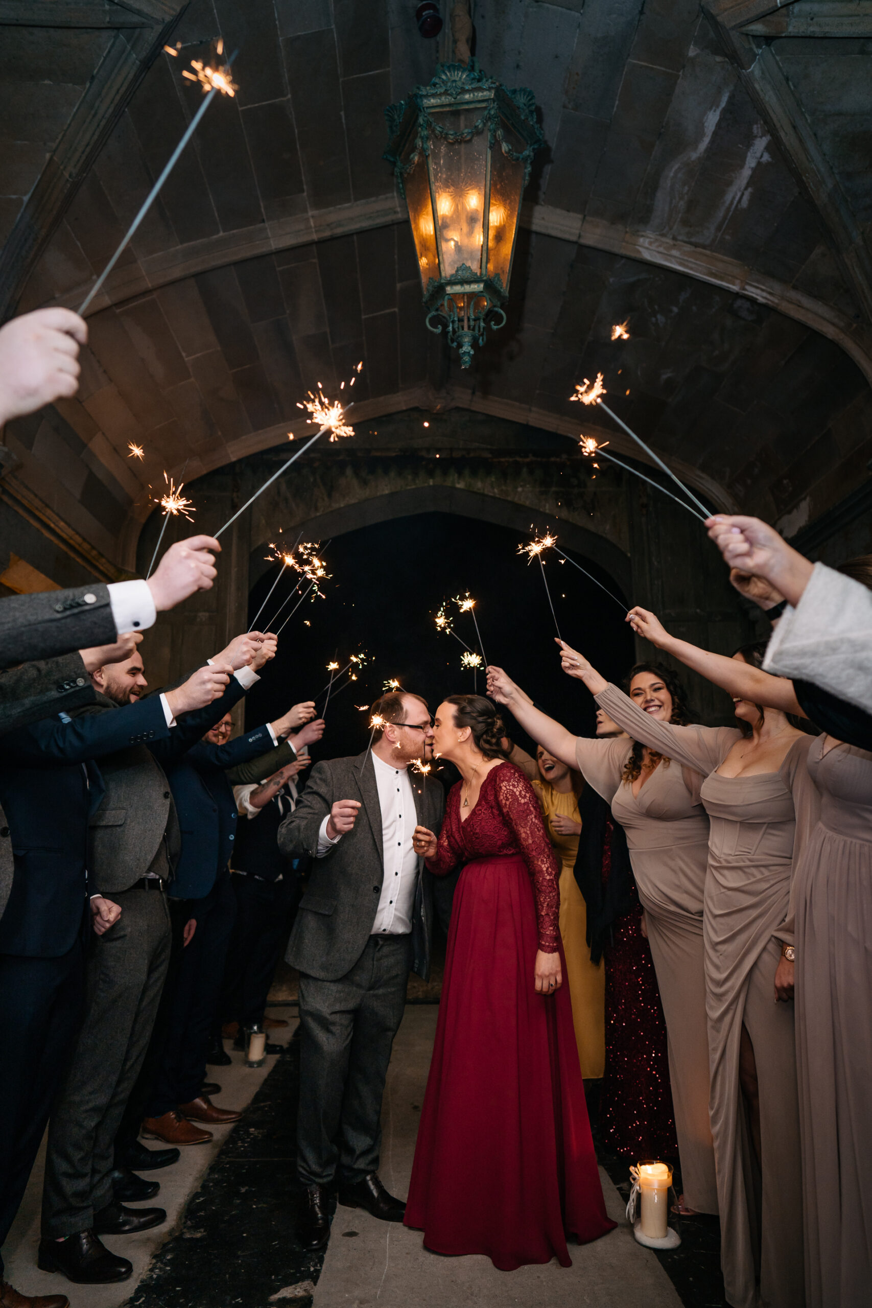 A group of people dancing