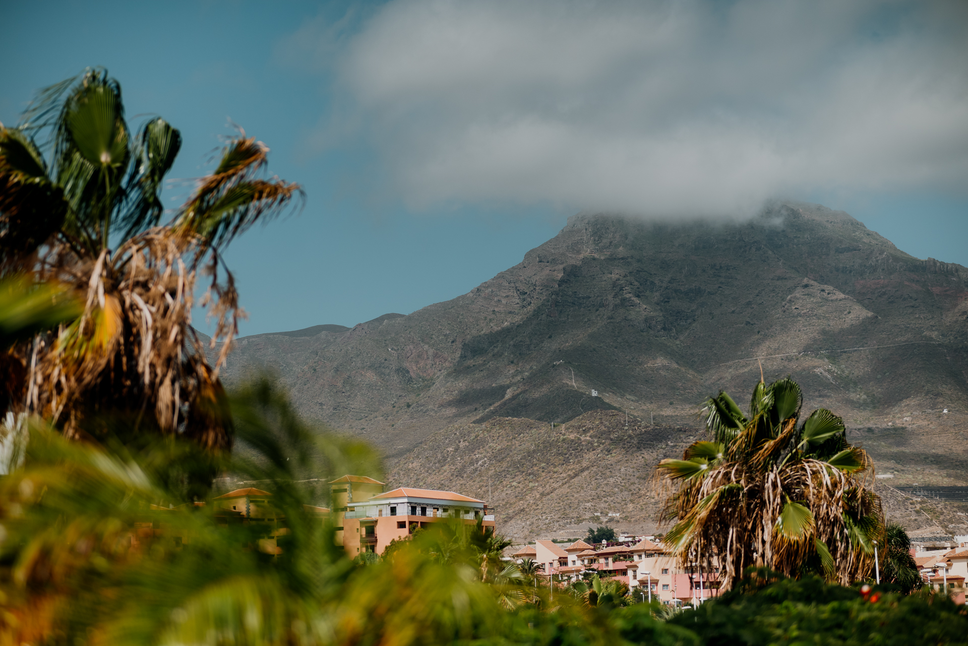 A town in the mountains