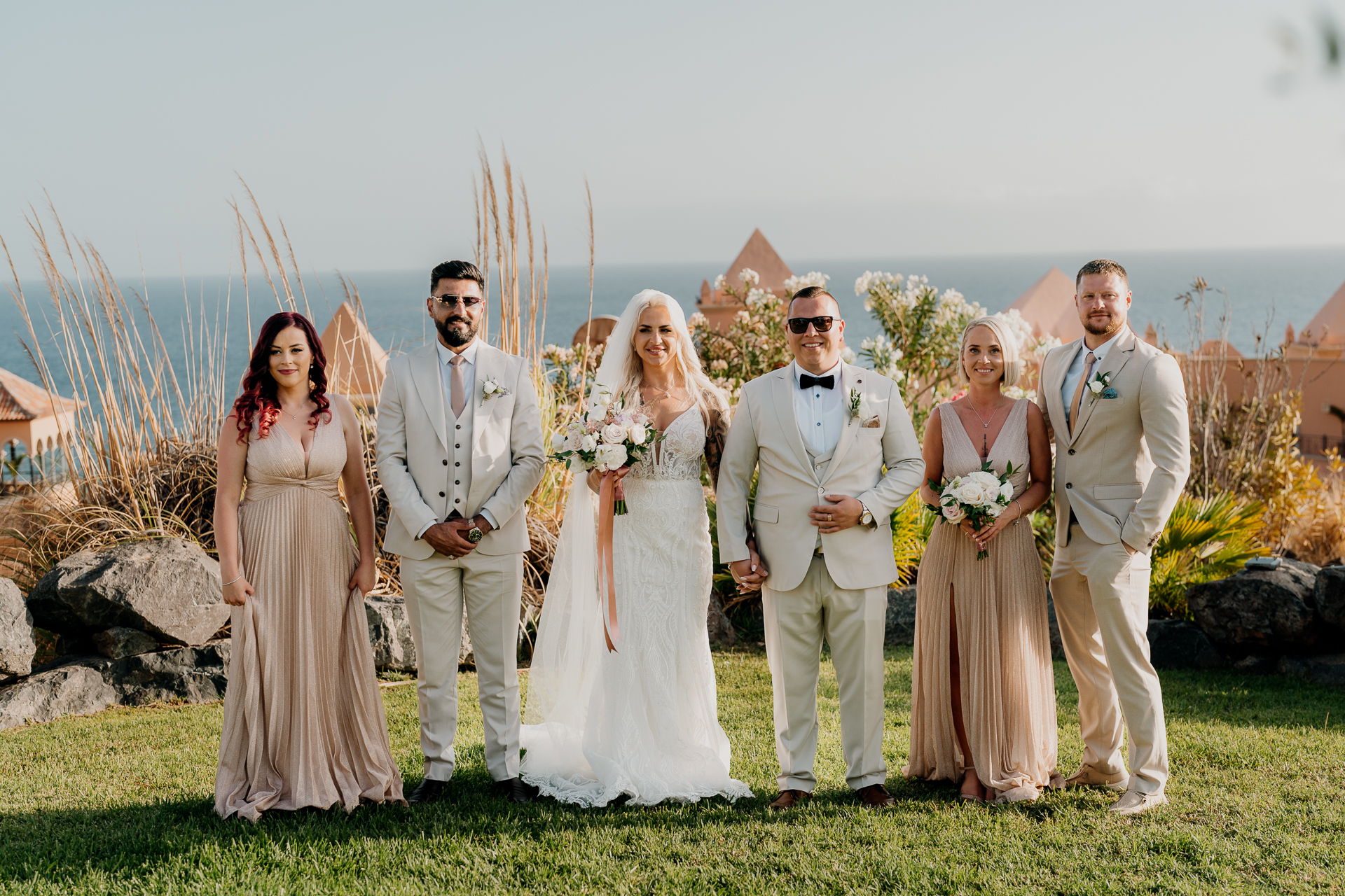 A group of people posing for a photo