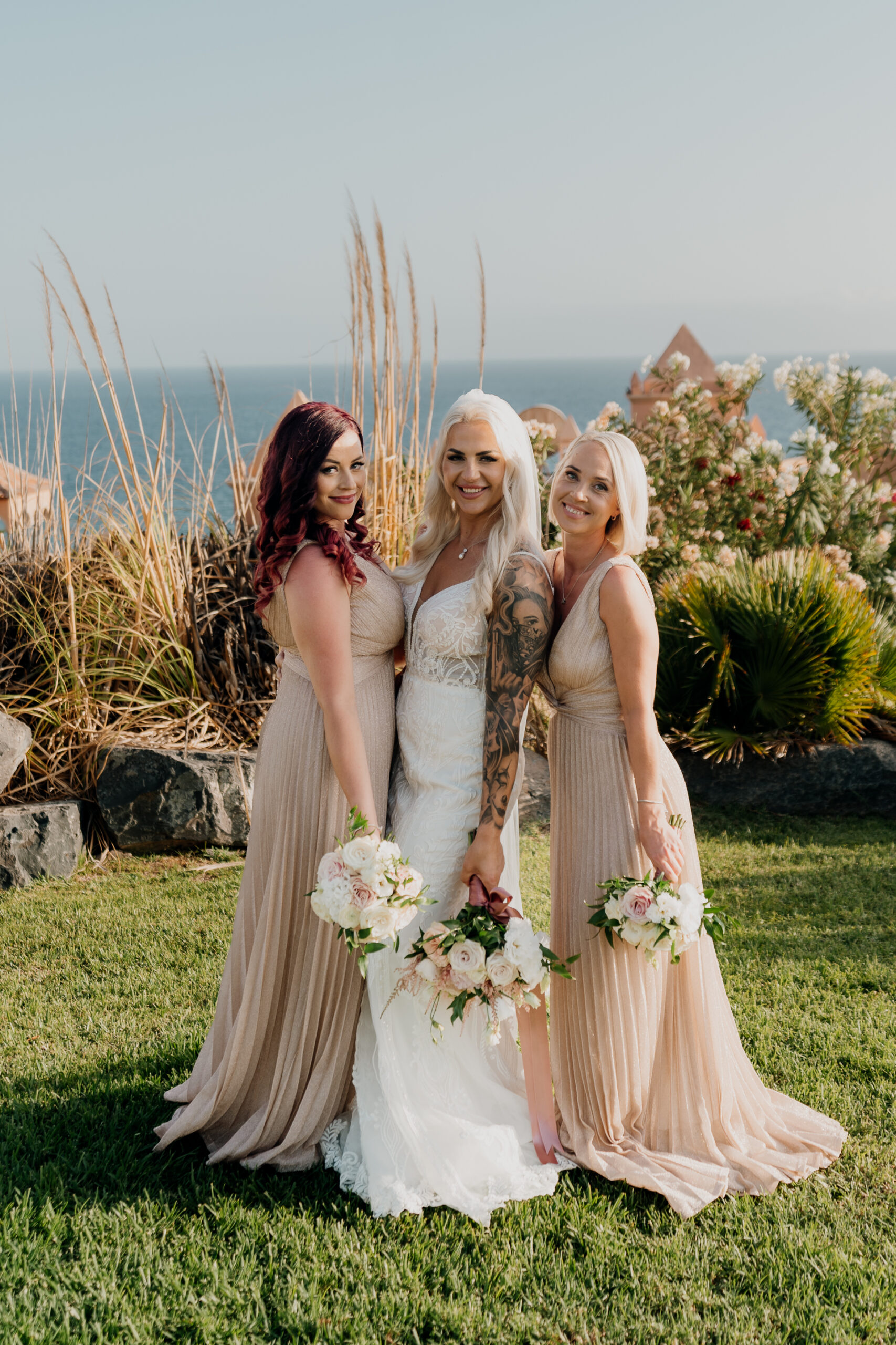 A group of women posing for a picture