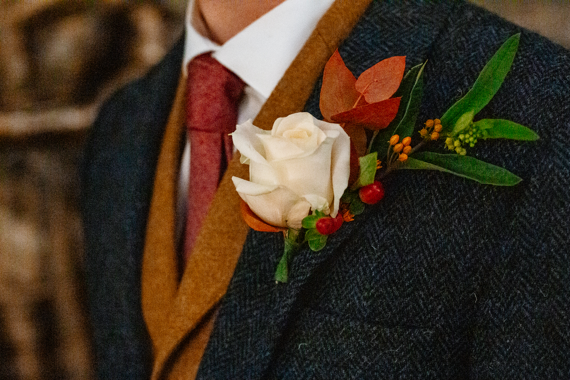 A person wearing a suit and tie