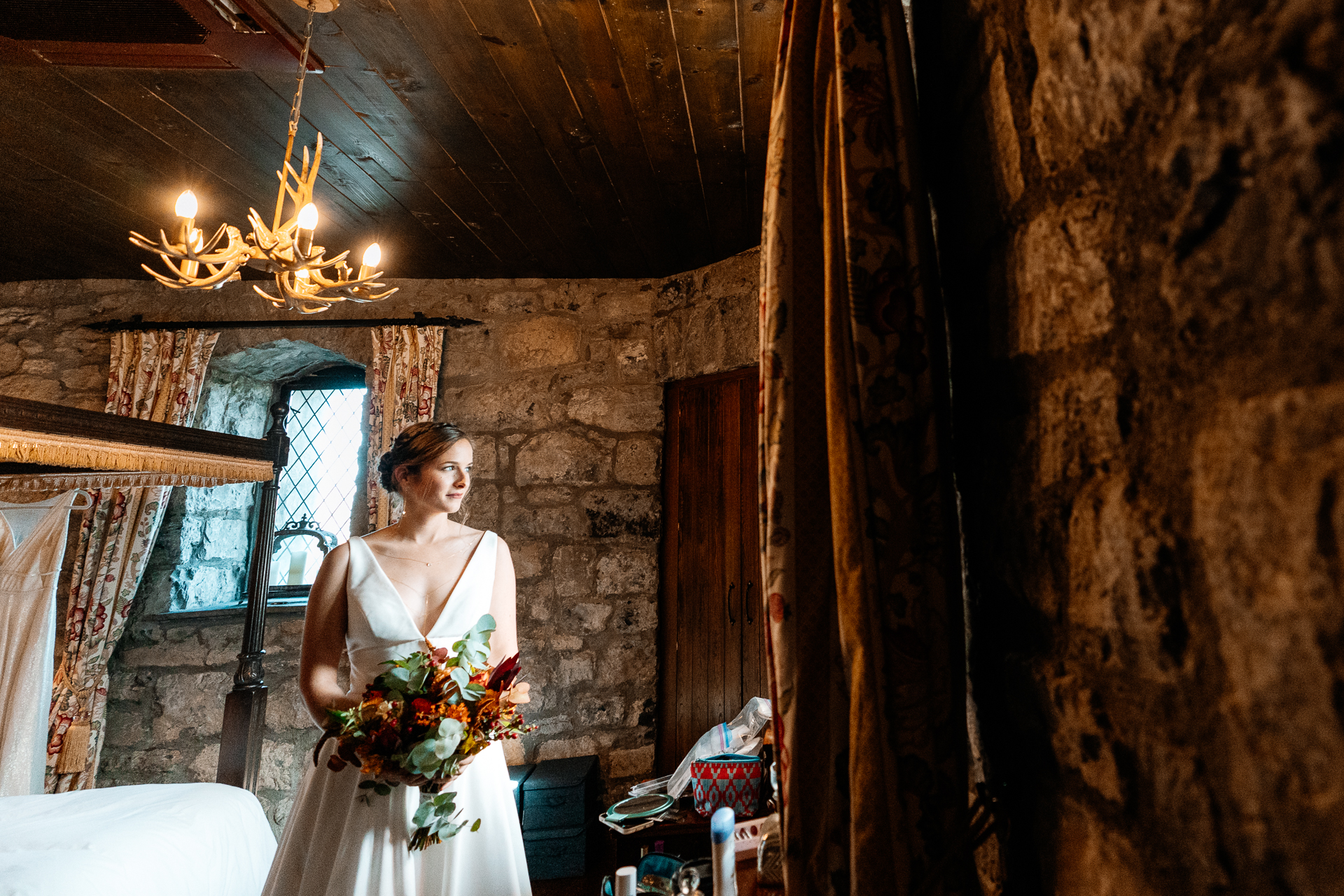 A person in a white dress