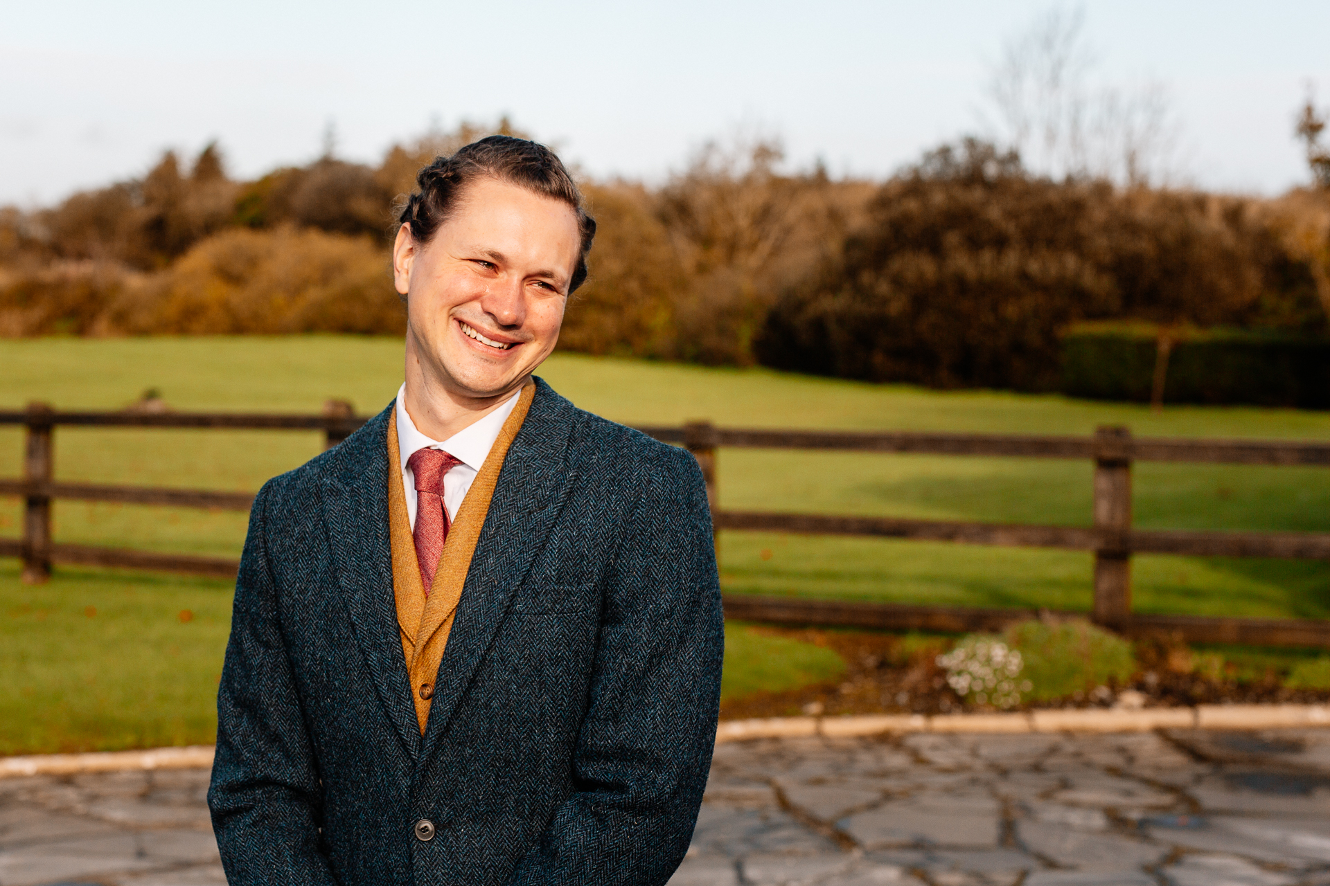 A person in a suit and tie