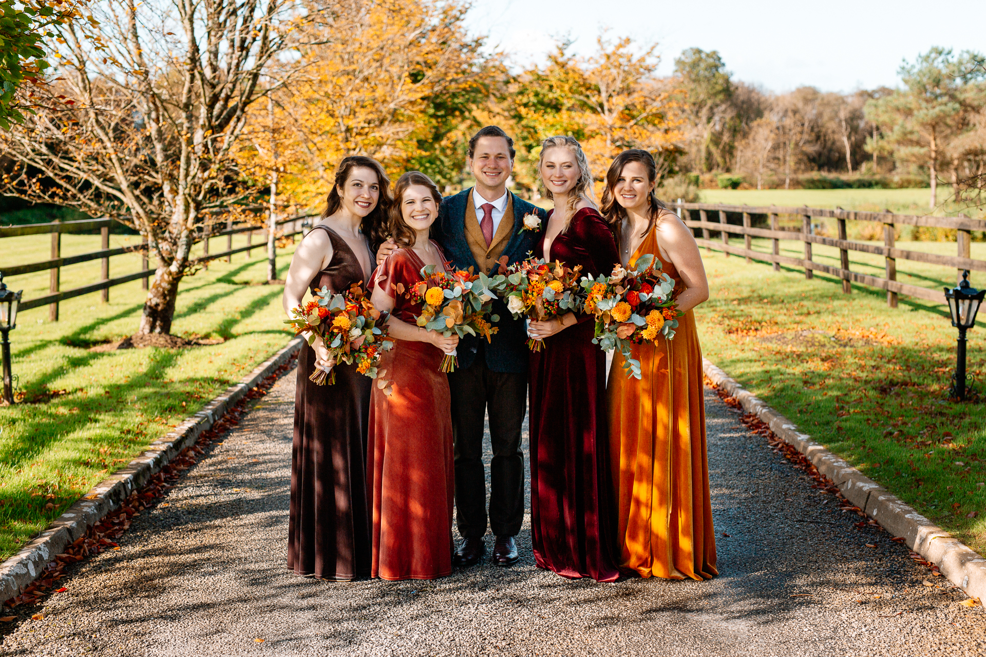 A group of people posing for a photo