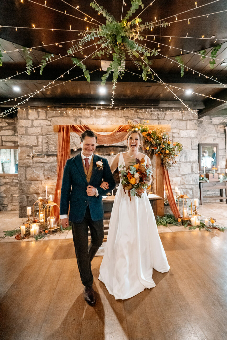 Indoor Ceremony In Cloughan Castle Wedding